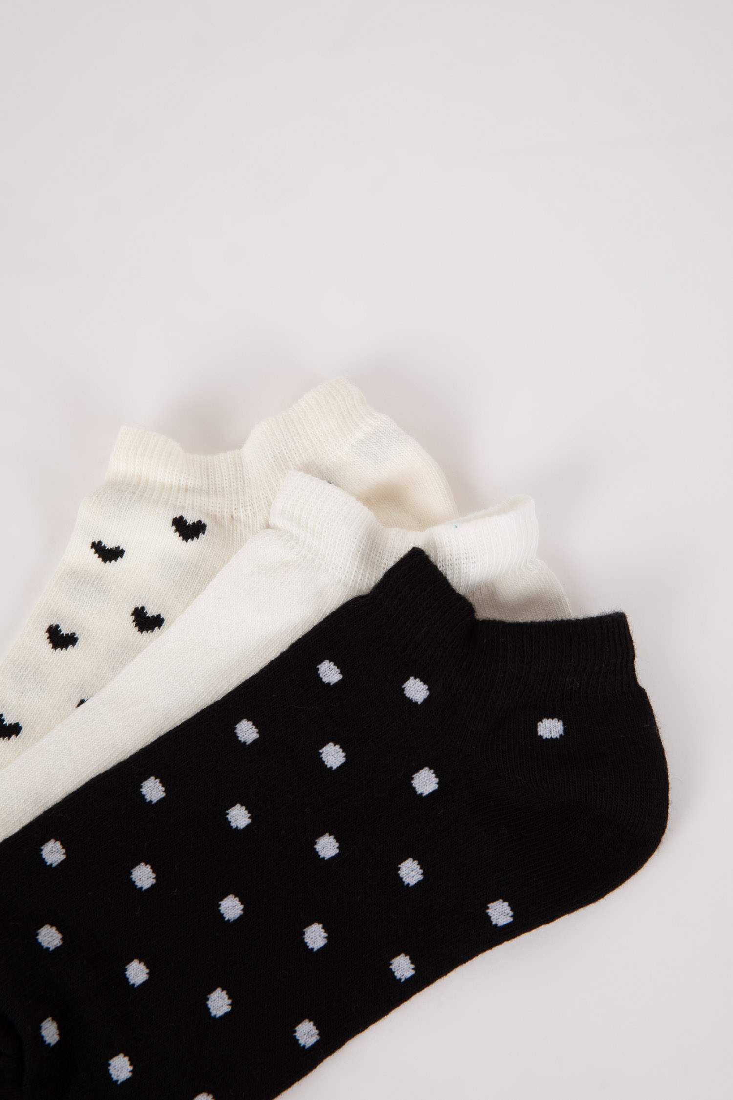 جوارب قصيرة للنساء قطن - 3 قطع