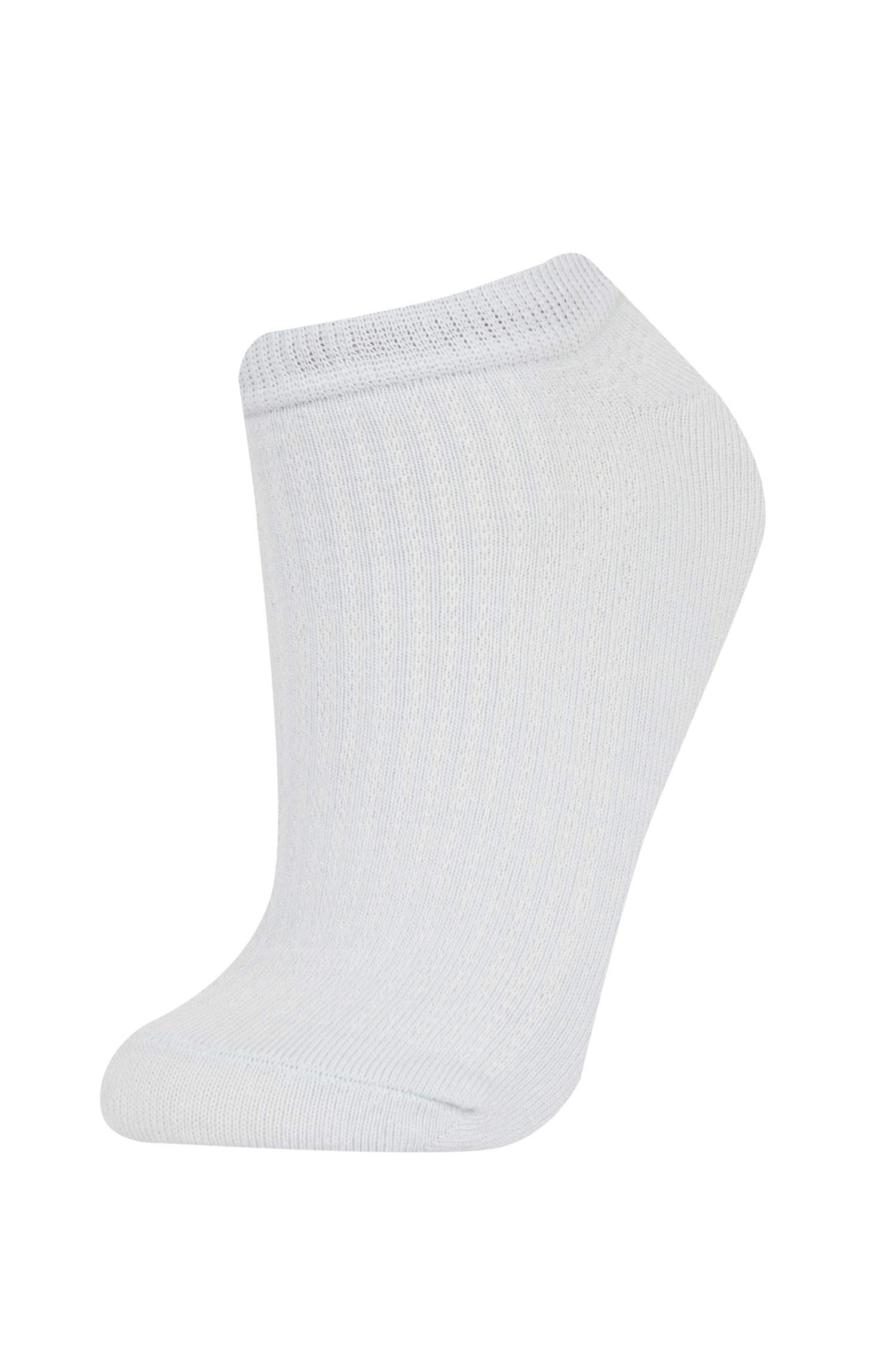 Woman 5 Piece Cotton Booties Socks