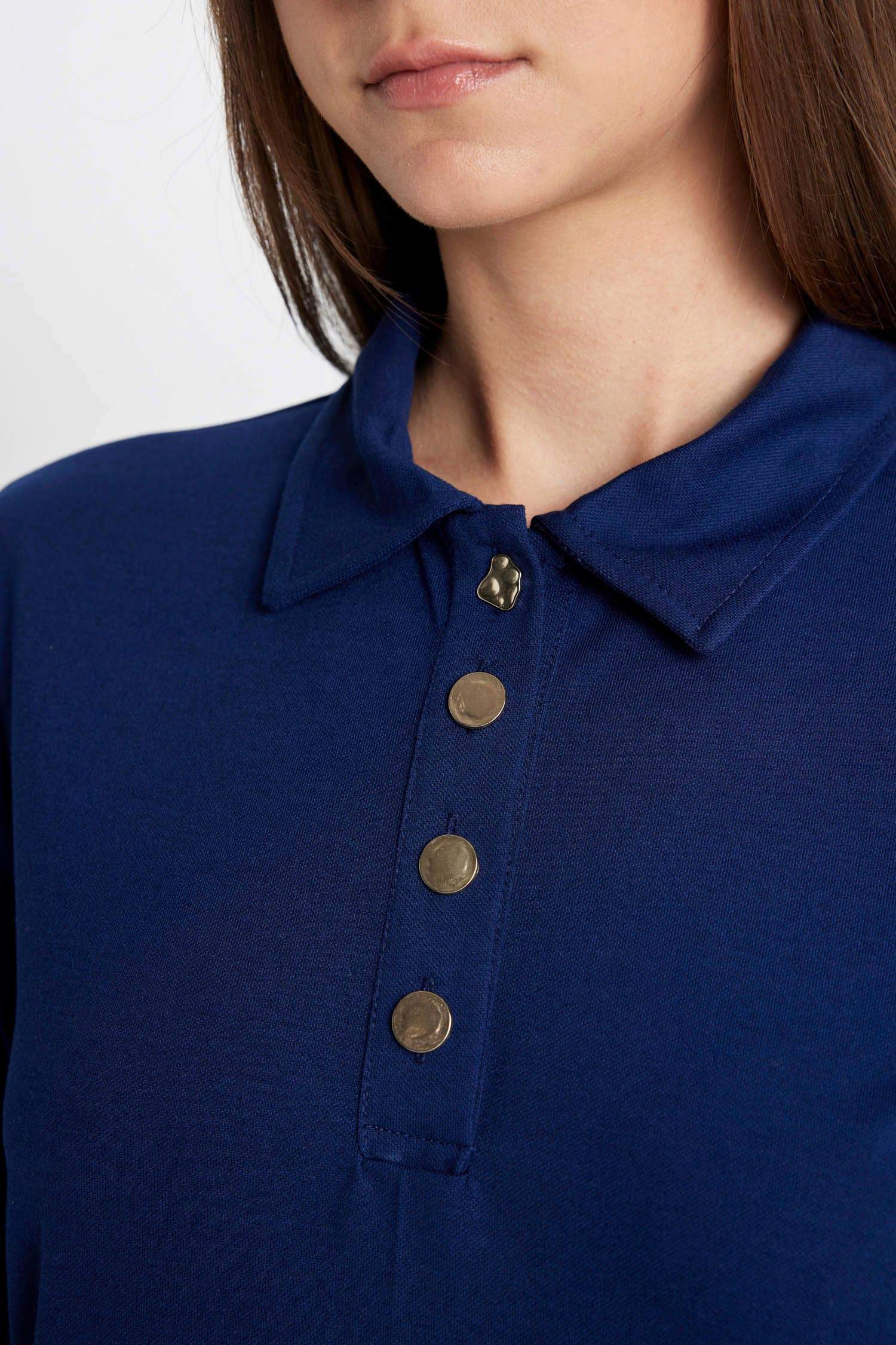 Regular Fit Uzun Kollu Pike Maxi Elbise