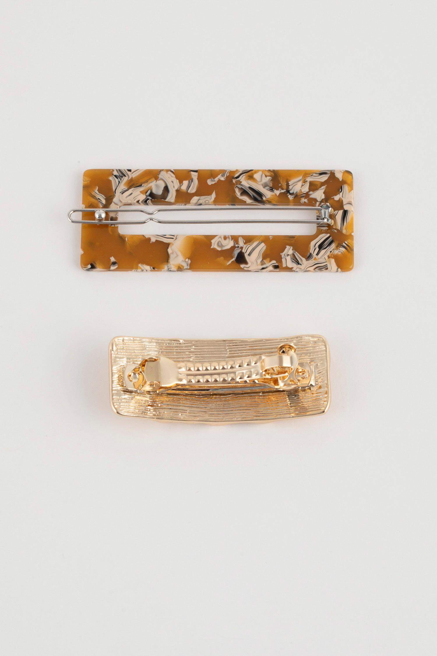 2 Piece Snap Hair Clips