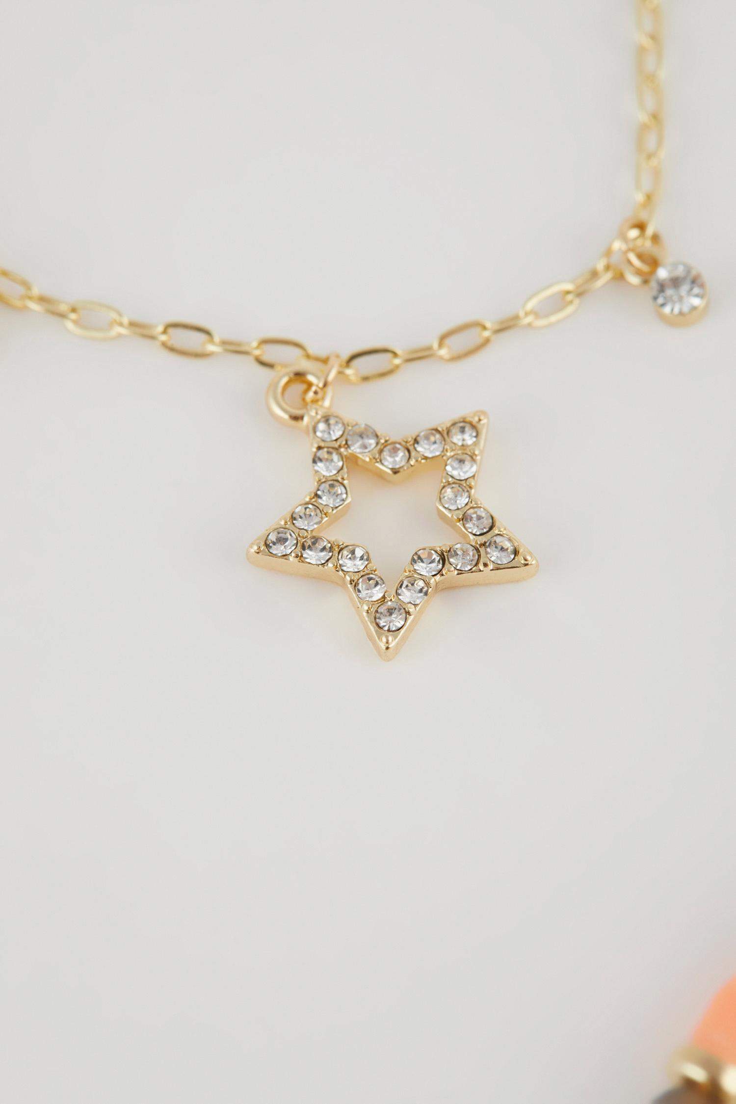 Woman 3 Piece Star Detailed Anklet