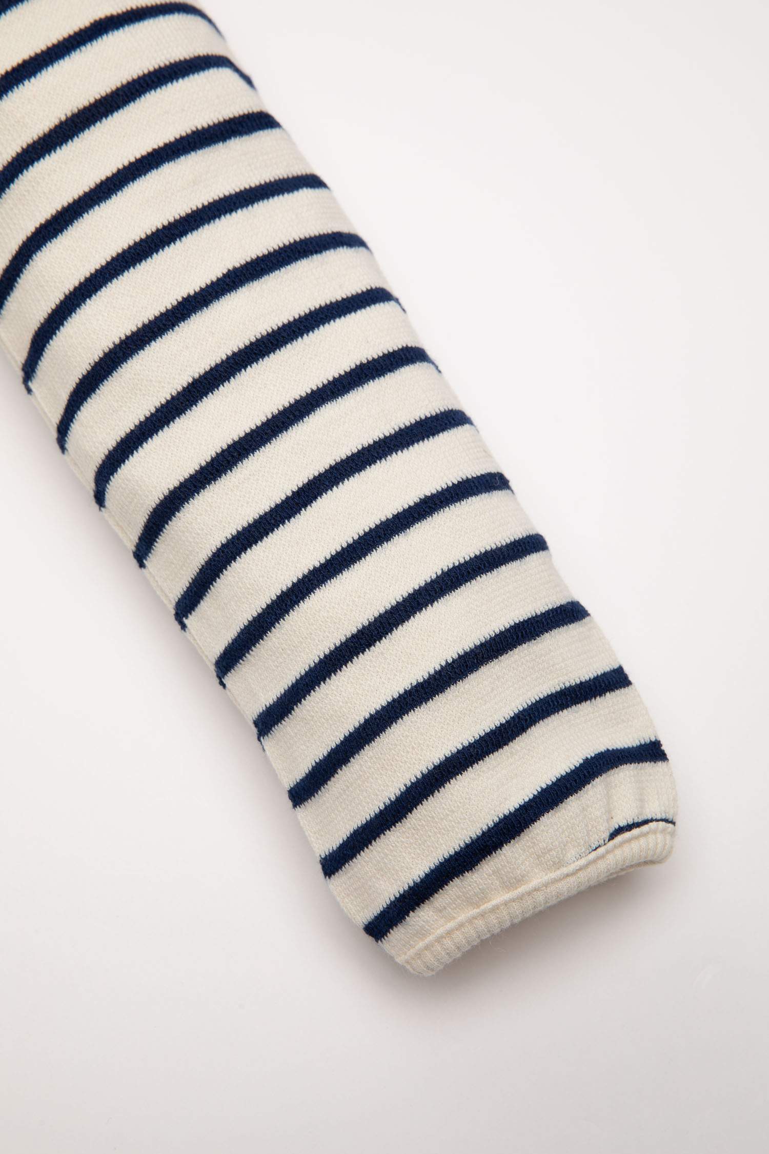 Baby Girl Regular Fit Buttoned Inside Soft Furry Striped Sweatshirt