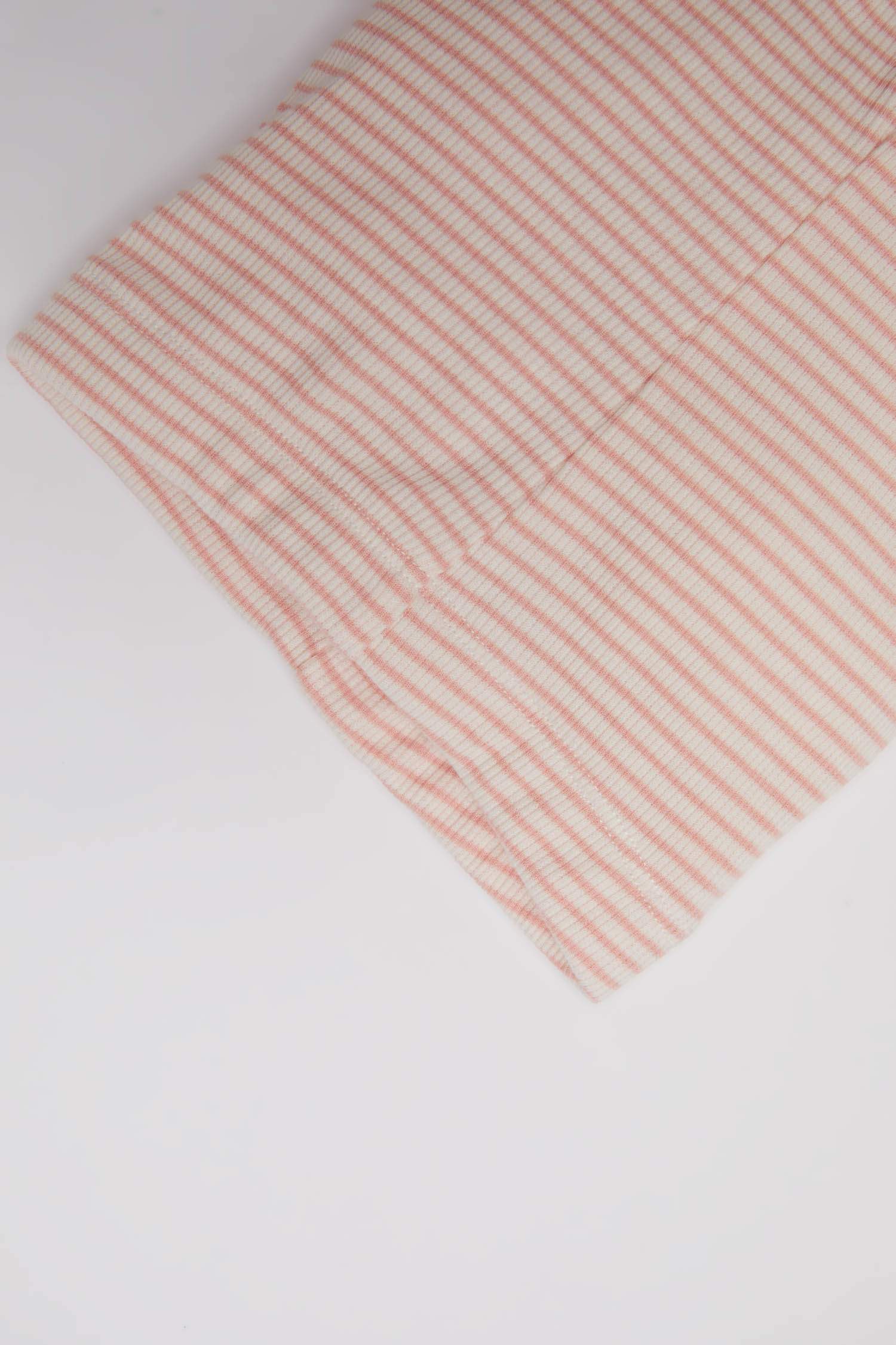 Baby Girl Striped Ribbed Shorts