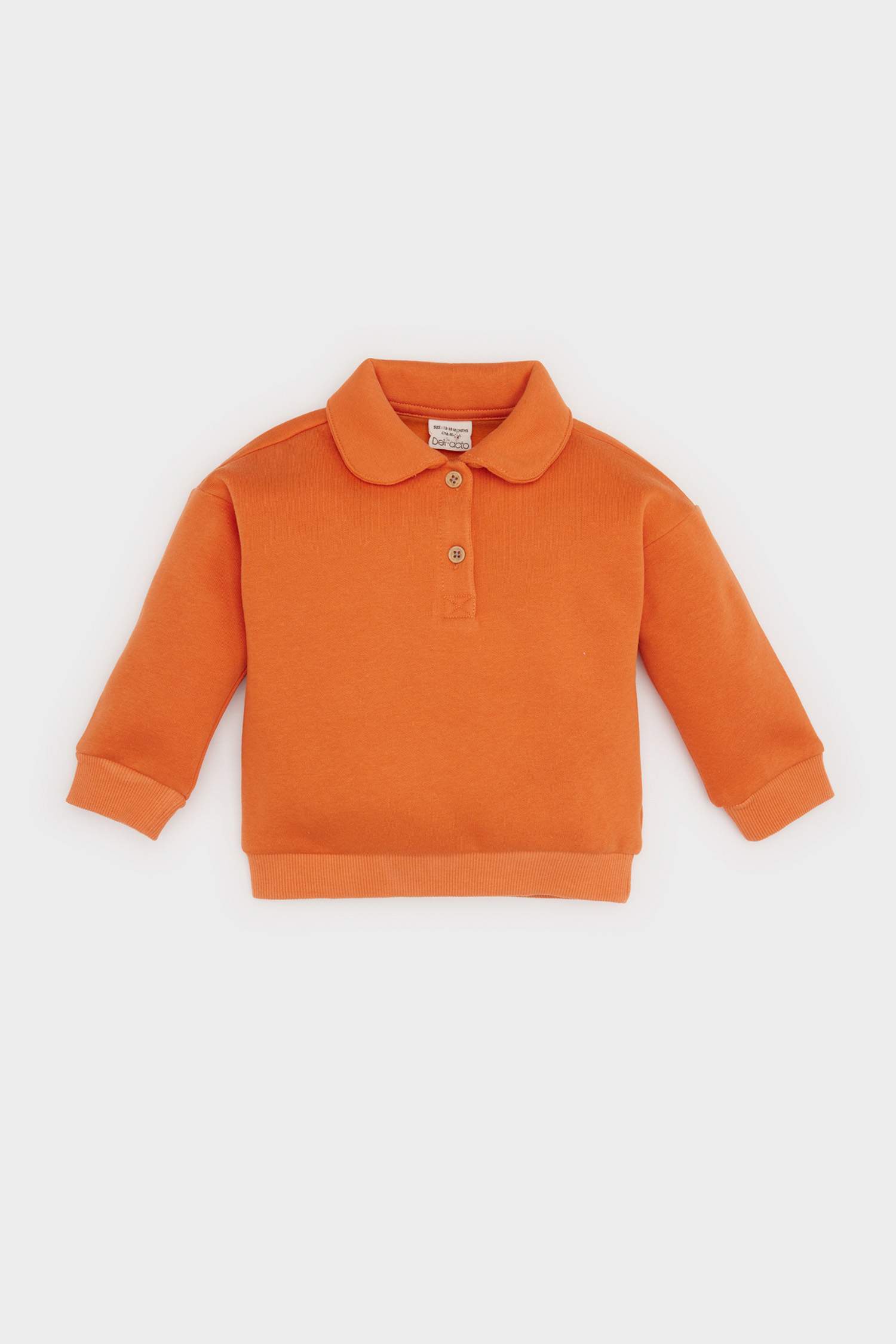 Regular Fit Baby Collar Sweatshirt