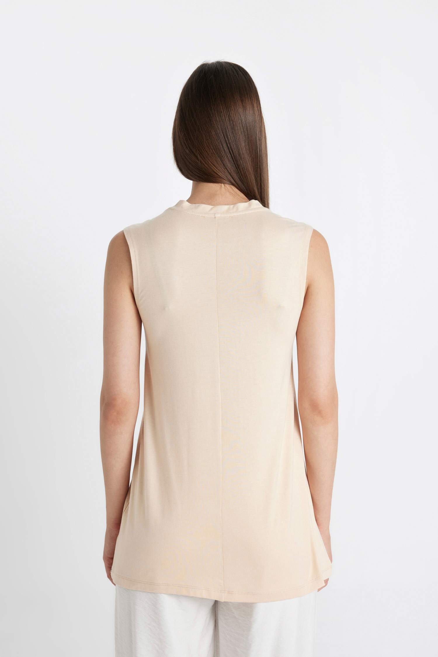 Regular Fit Sleeveless Tunic