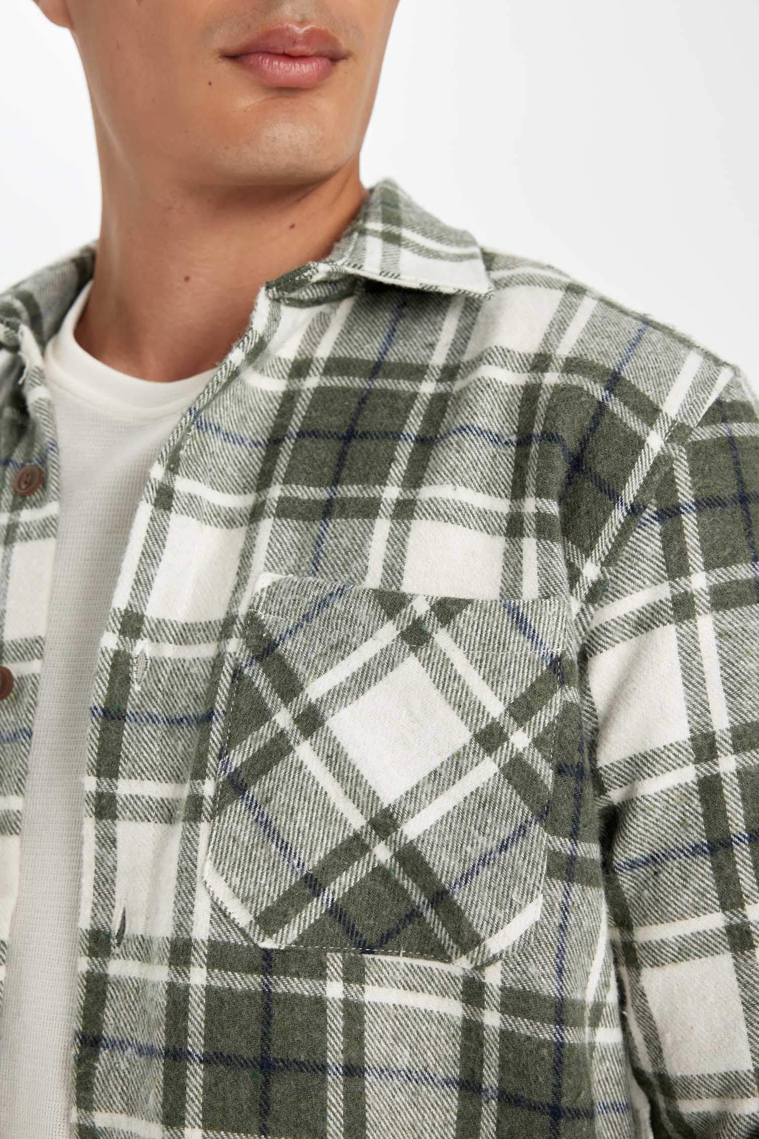 поло жаға Ұзын жеңді көйлек