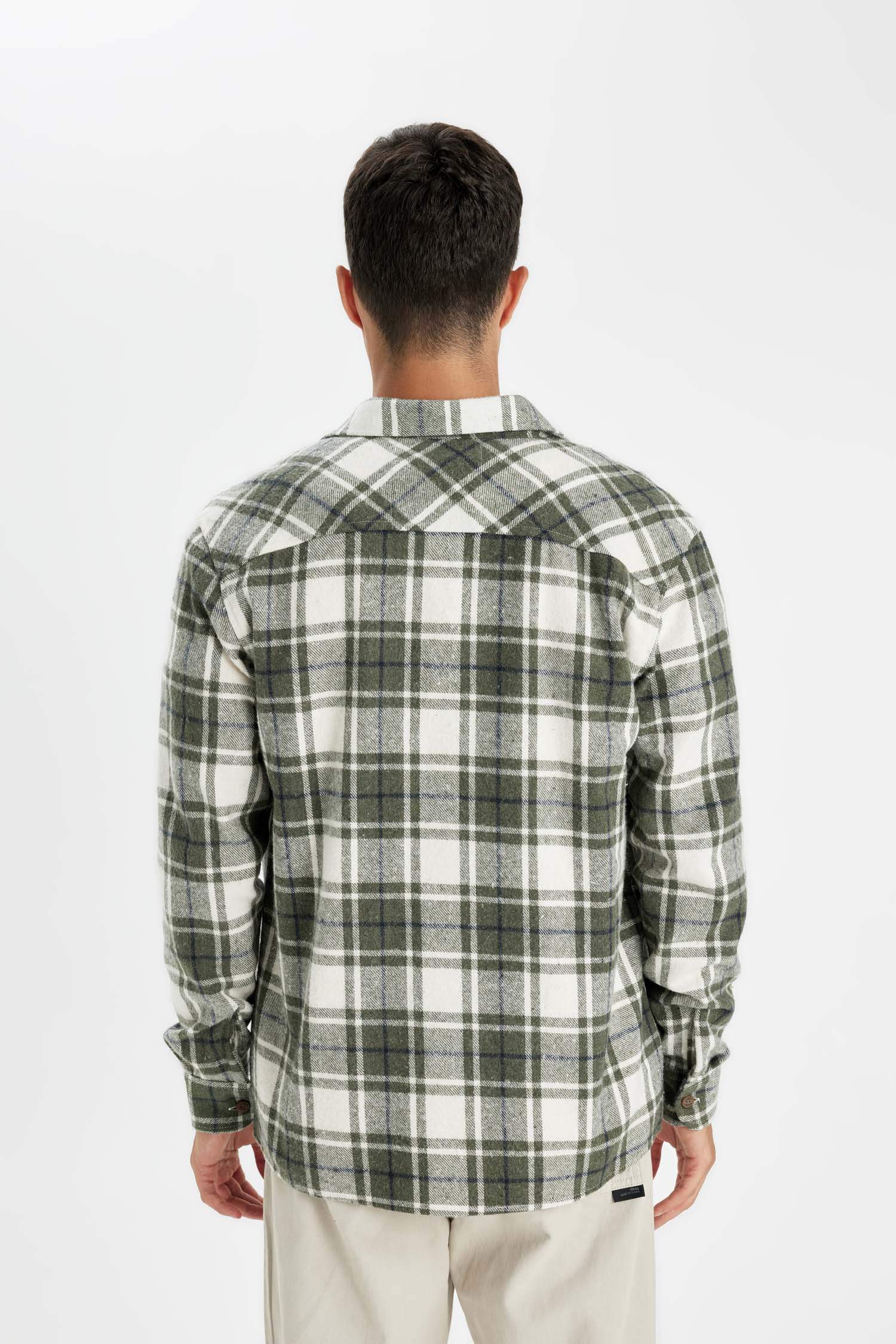 поло жаға Ұзын жеңді көйлек