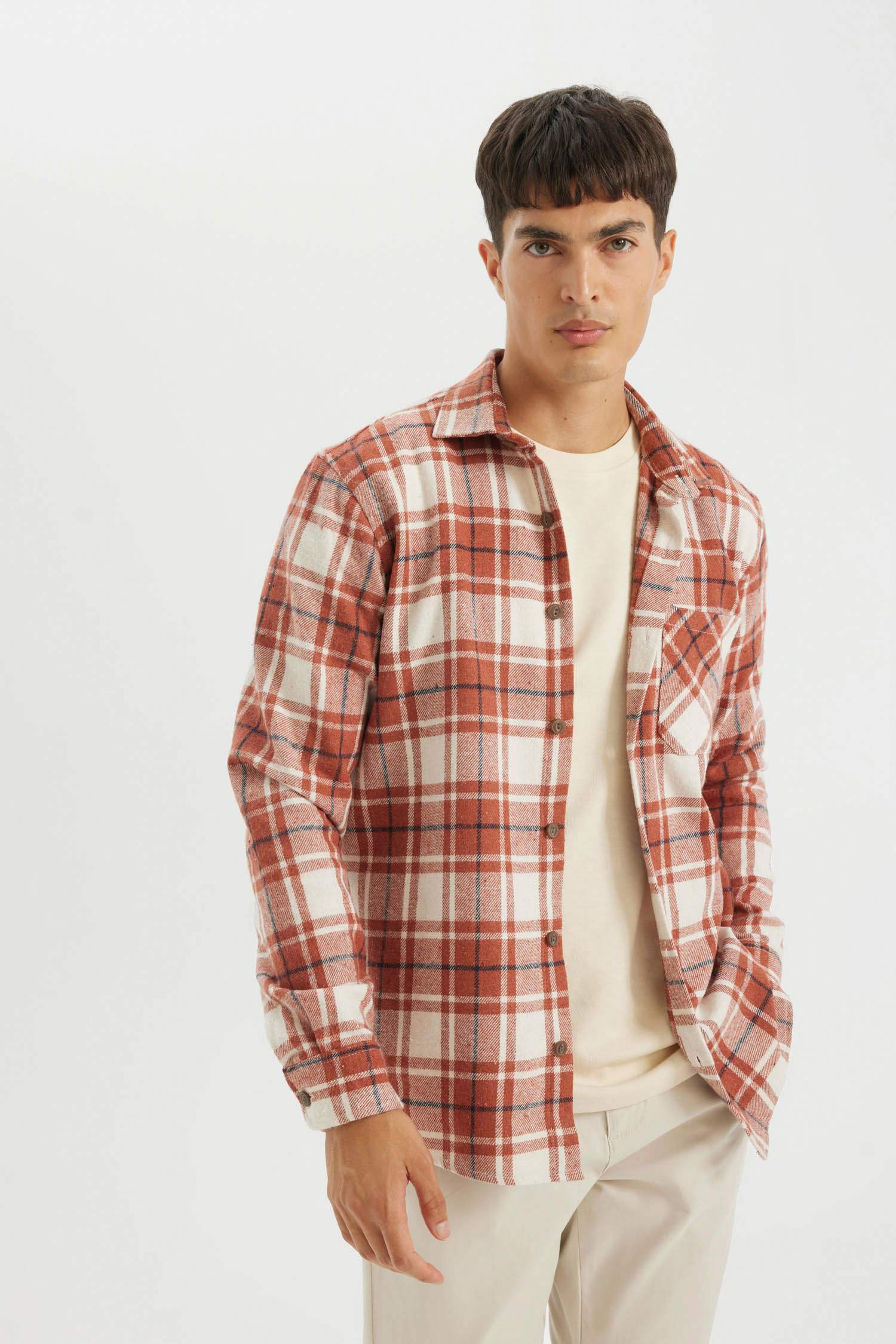 поло жаға Ұзын жеңді көйлек