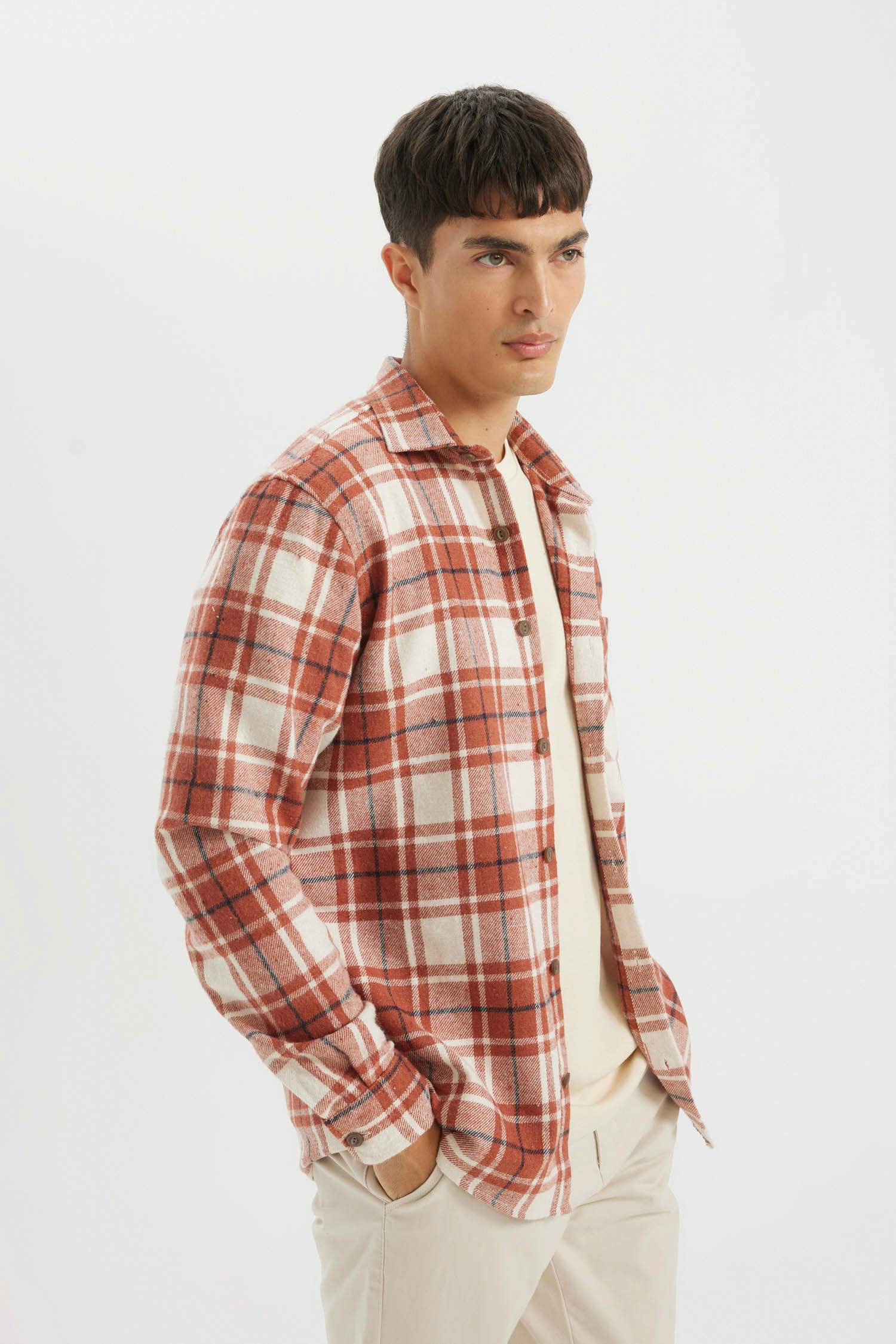 поло жаға Ұзын жеңді көйлек