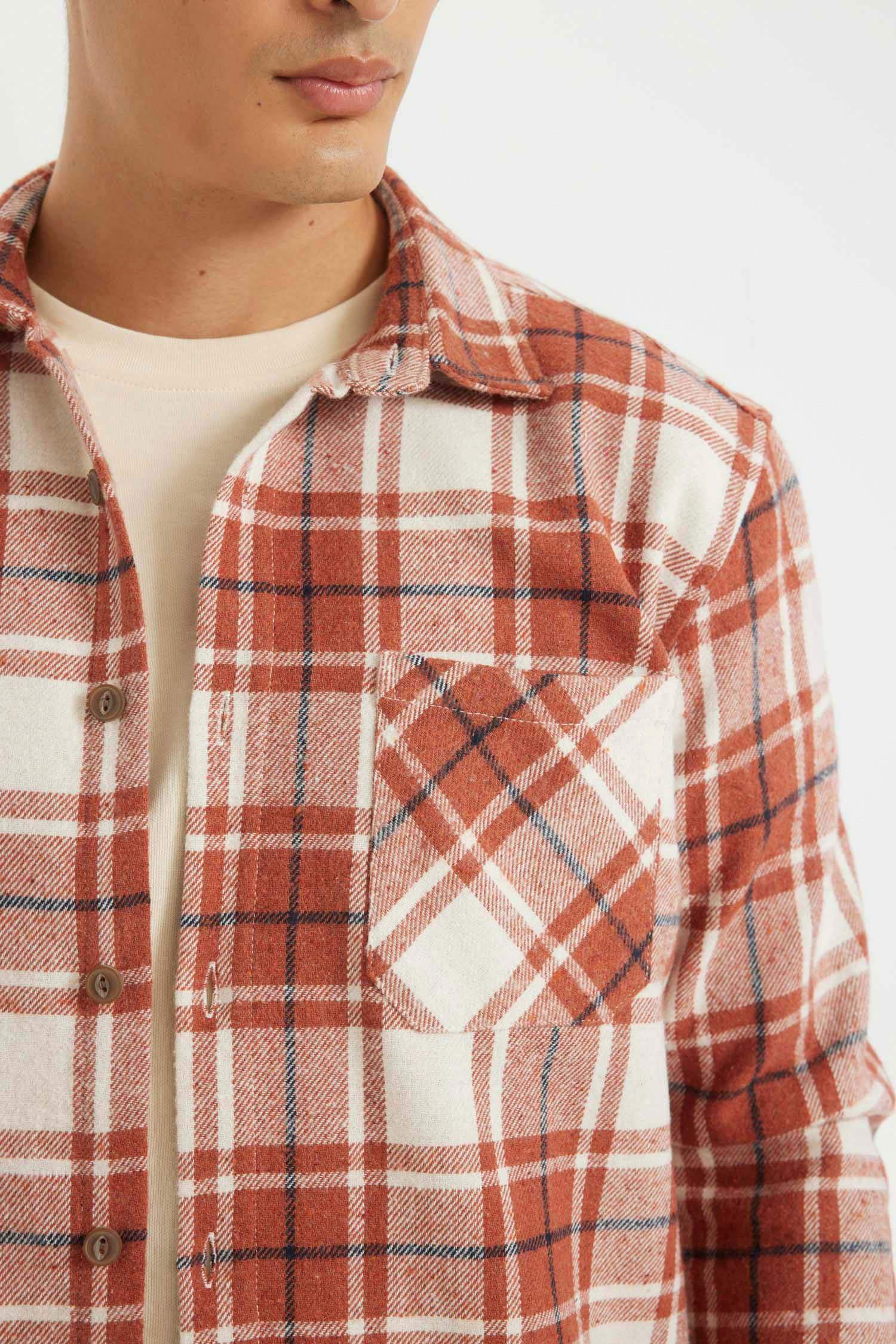 поло жаға Ұзын жеңді көйлек