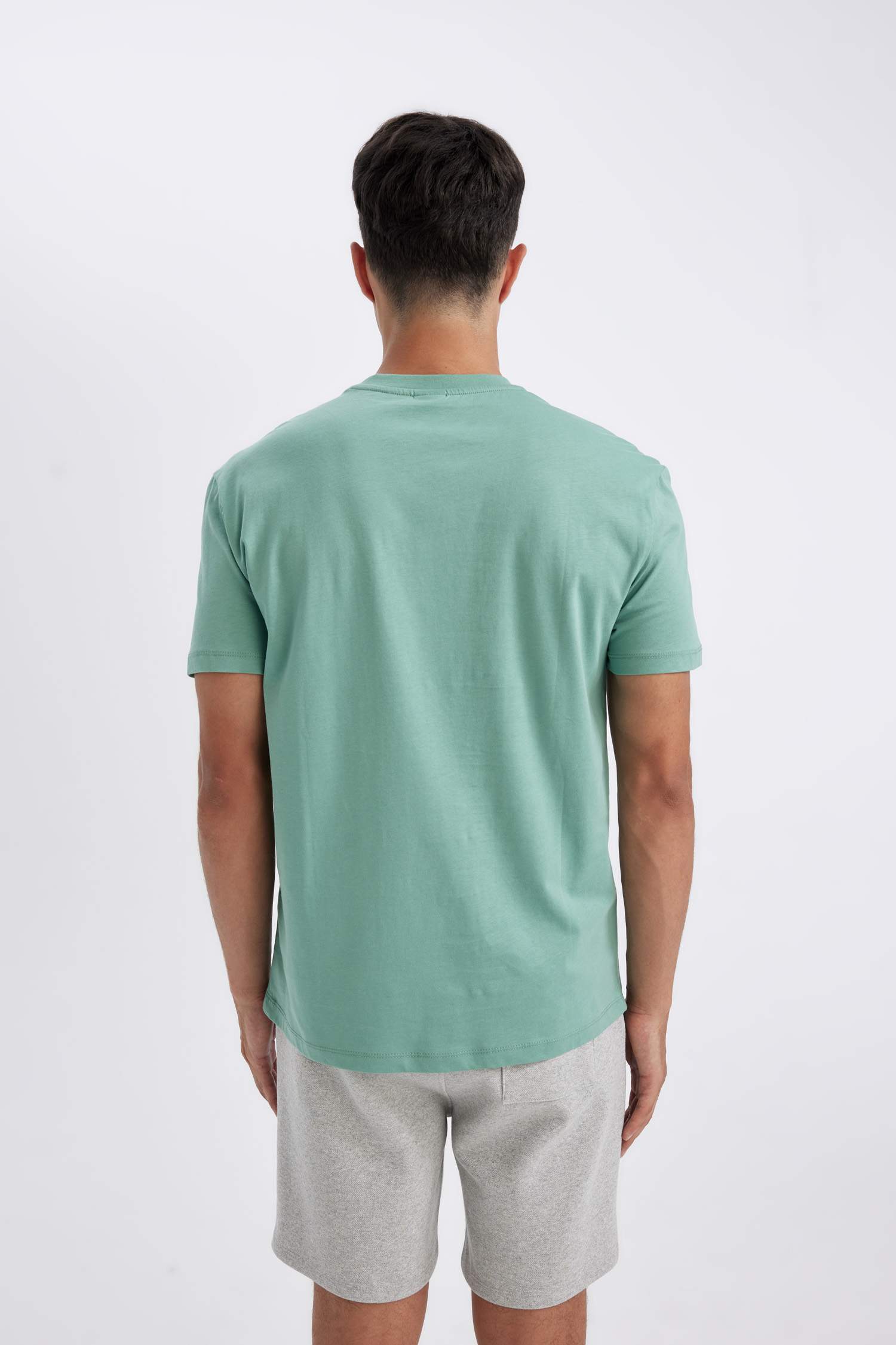 Regular Fit Crew Neck Pajama Top