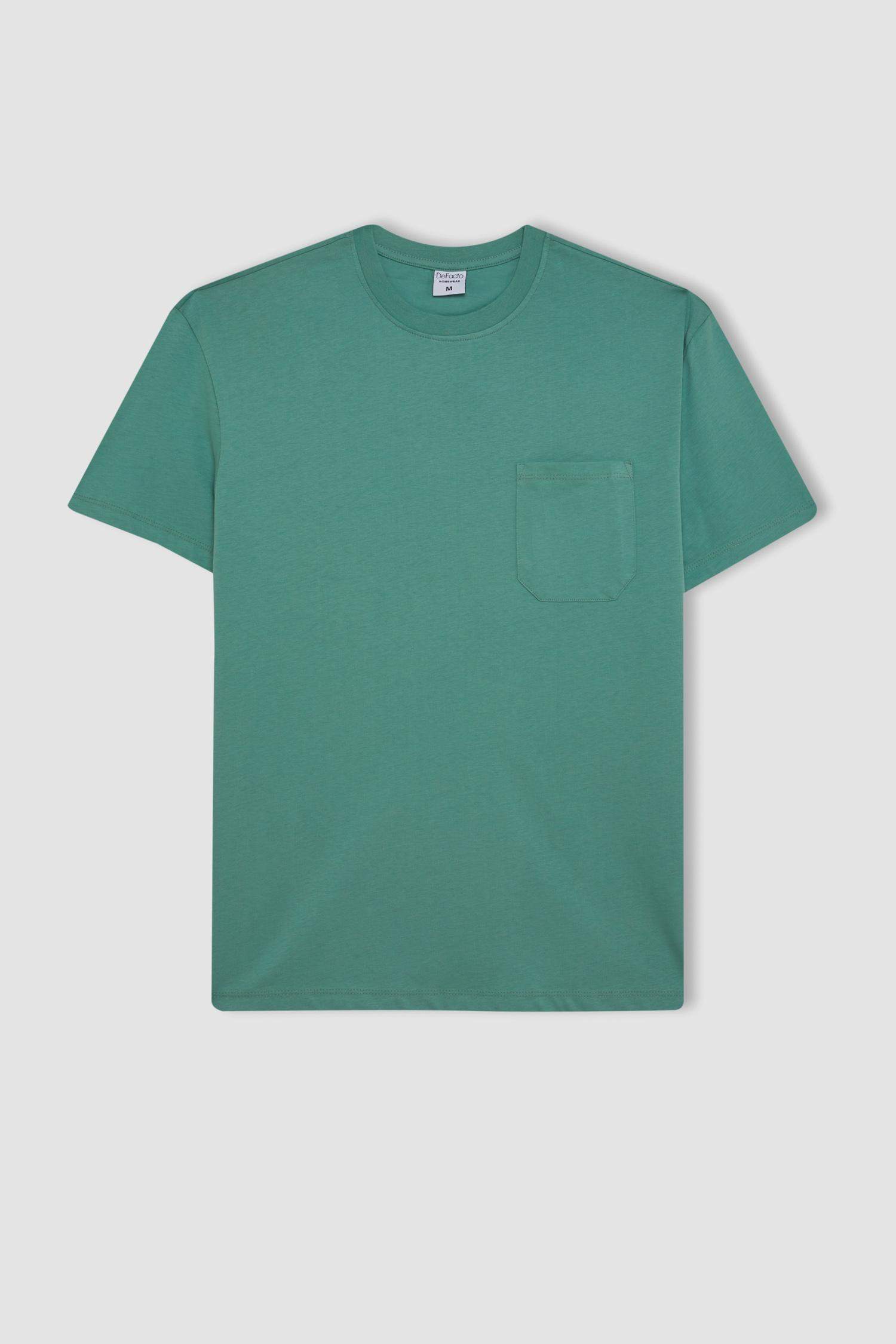 Regular Fit Crew Neck Pajama Top