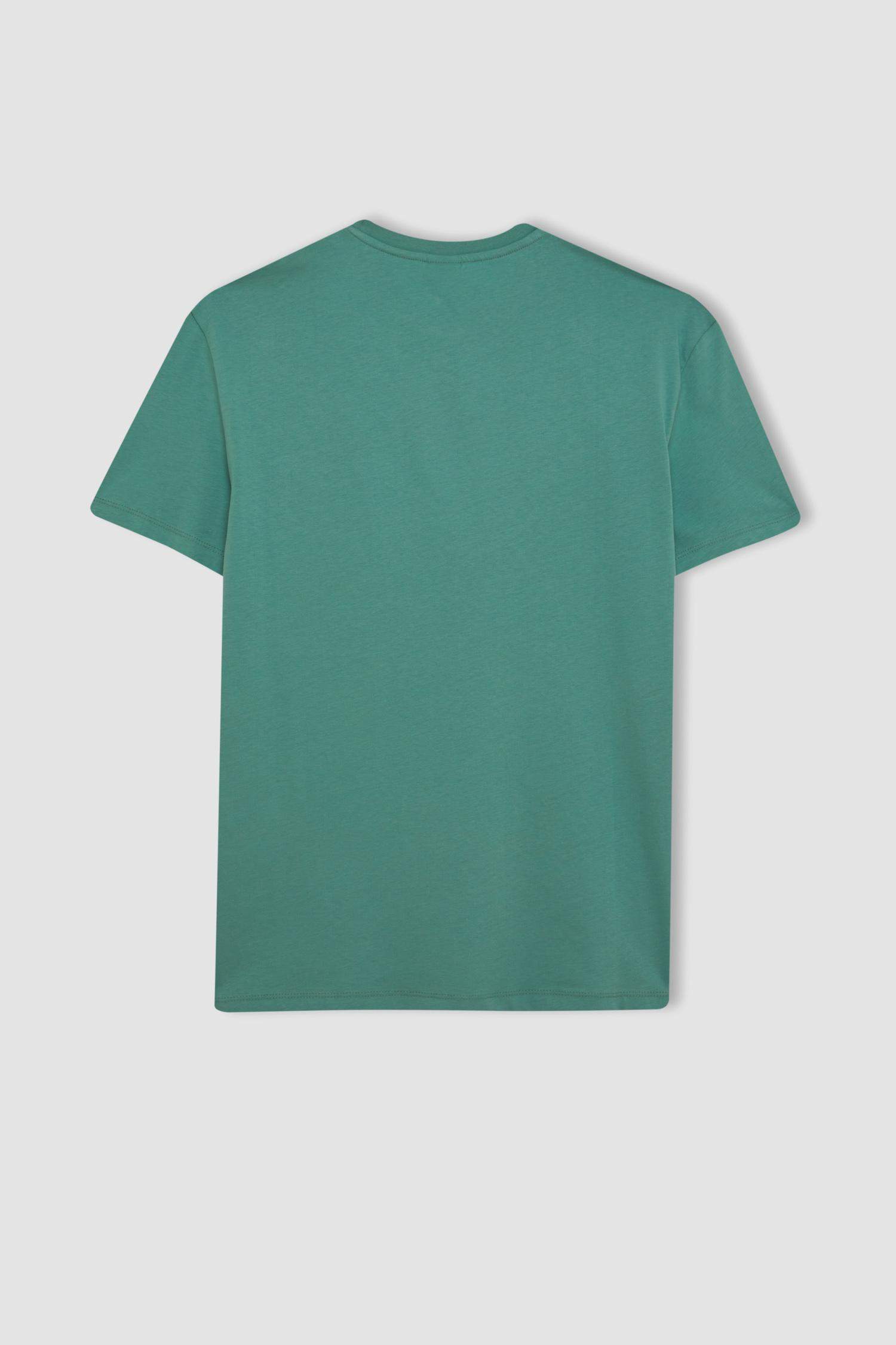 Regular Fit Crew Neck Pajama Top