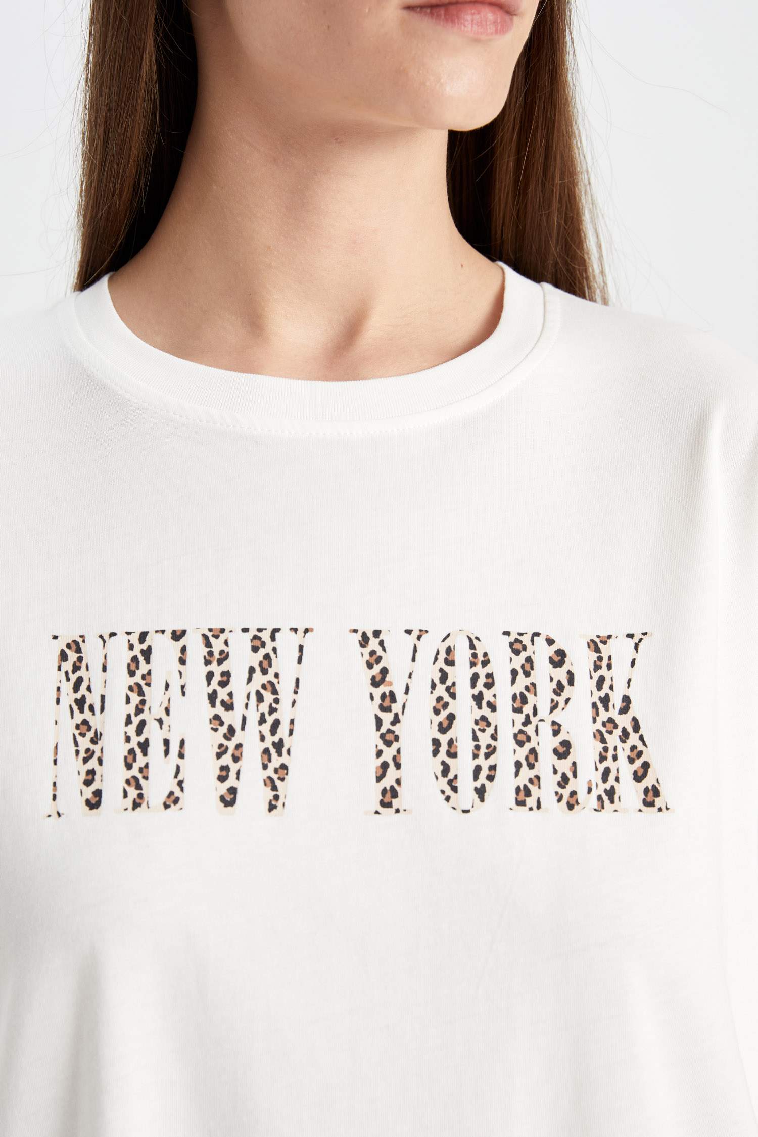 T-Shirt Oversize imprimé à Manches Courtes à Col rond