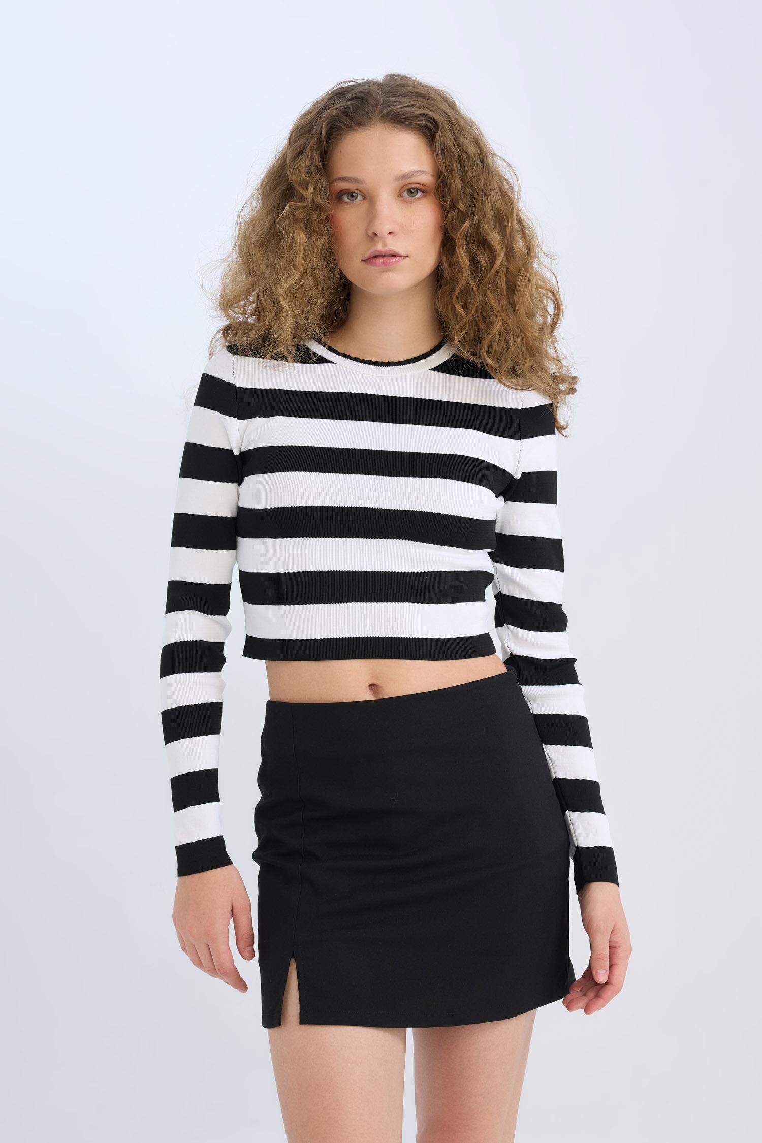 High Waist Mini Skirt