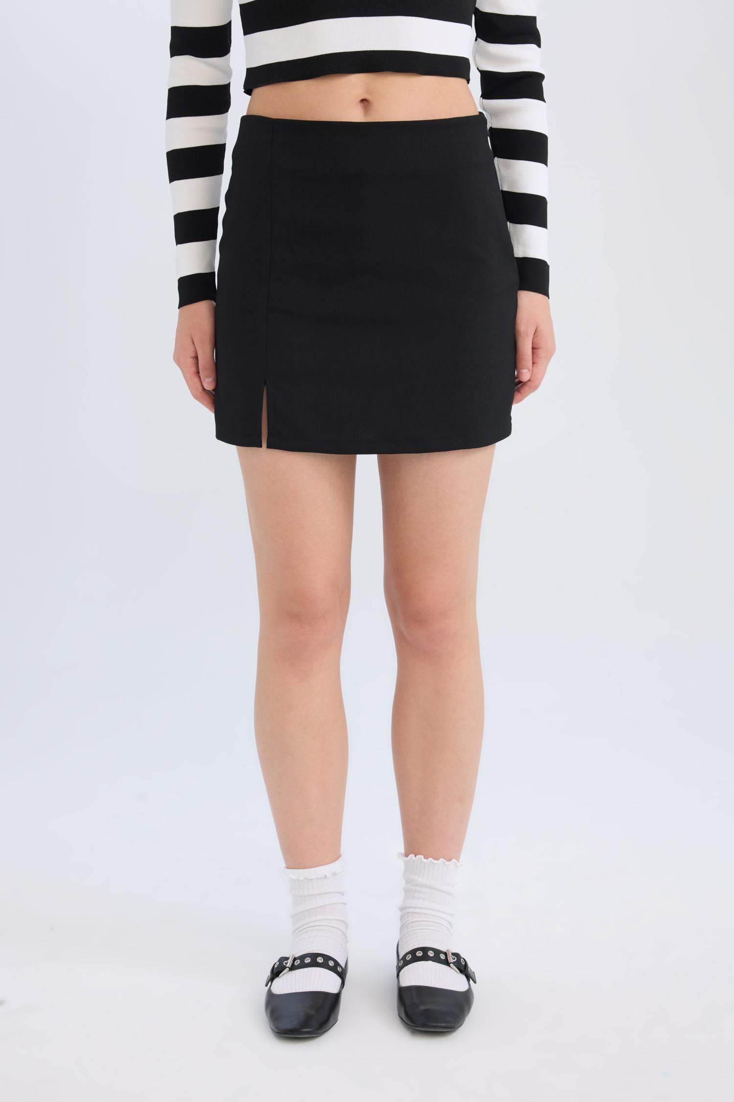 High Waist Mini Skirt