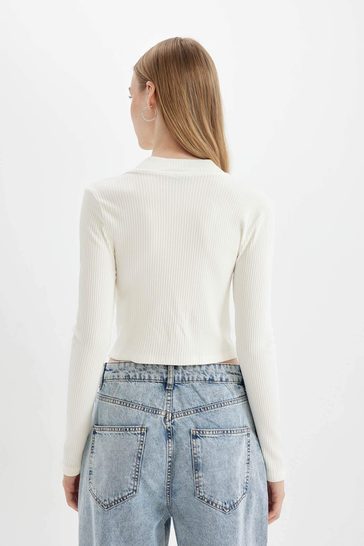 Slim Fit High Neck Camisole Cardigan