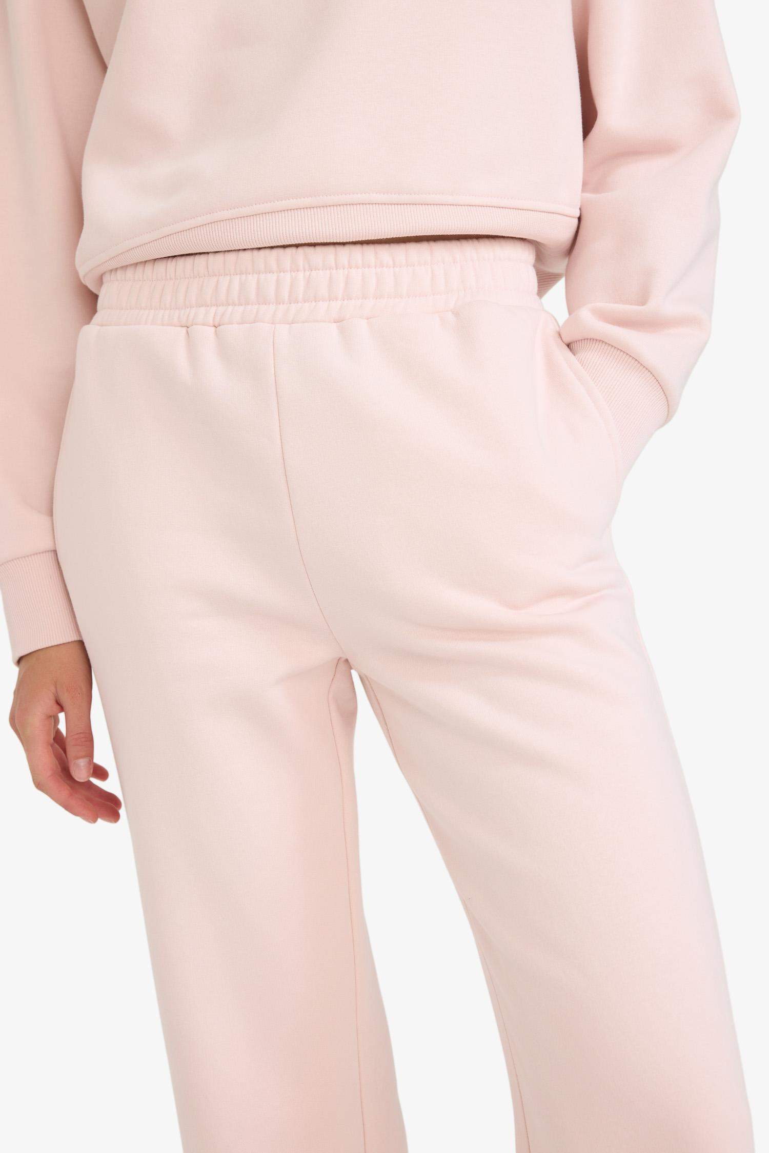 بنطلون سادة بيزك تقيل قصة مستقيمة