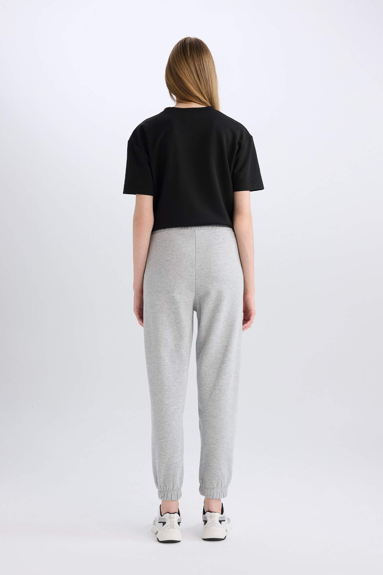 Jogger Pocket Thick Sweatshirt Fabric Trousers