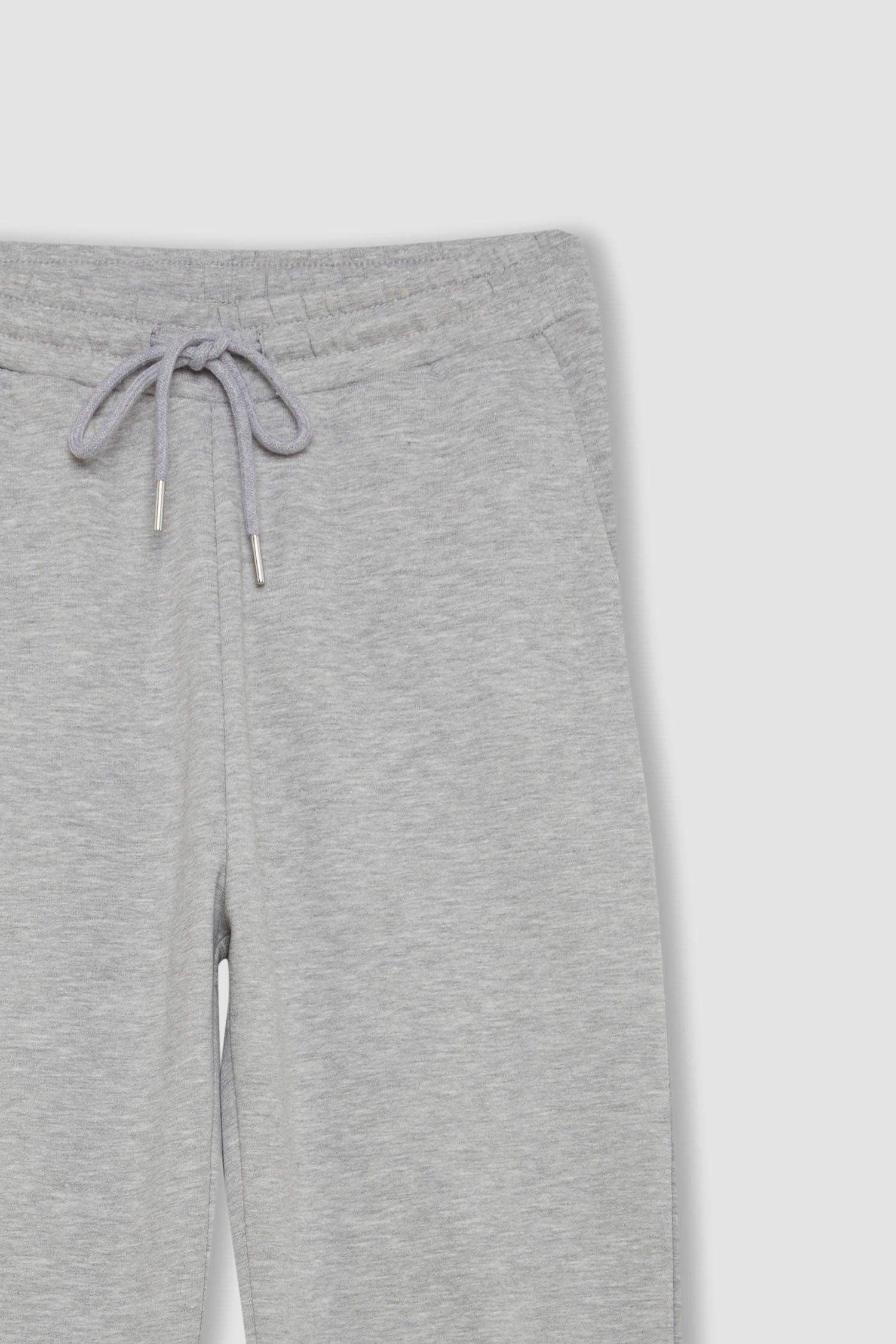 Jogger Pocket Thick Sweatshirt Fabric Trousers