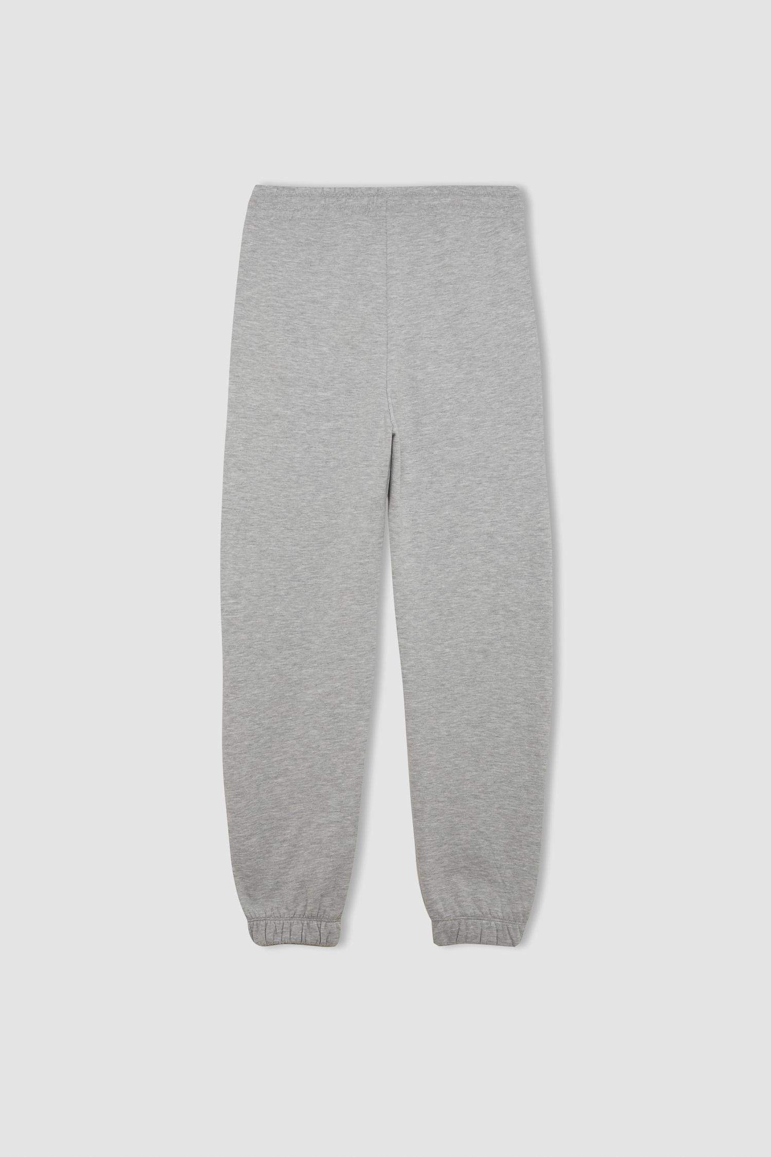 Jogger Pocket Thick Sweatshirt Fabric Trousers