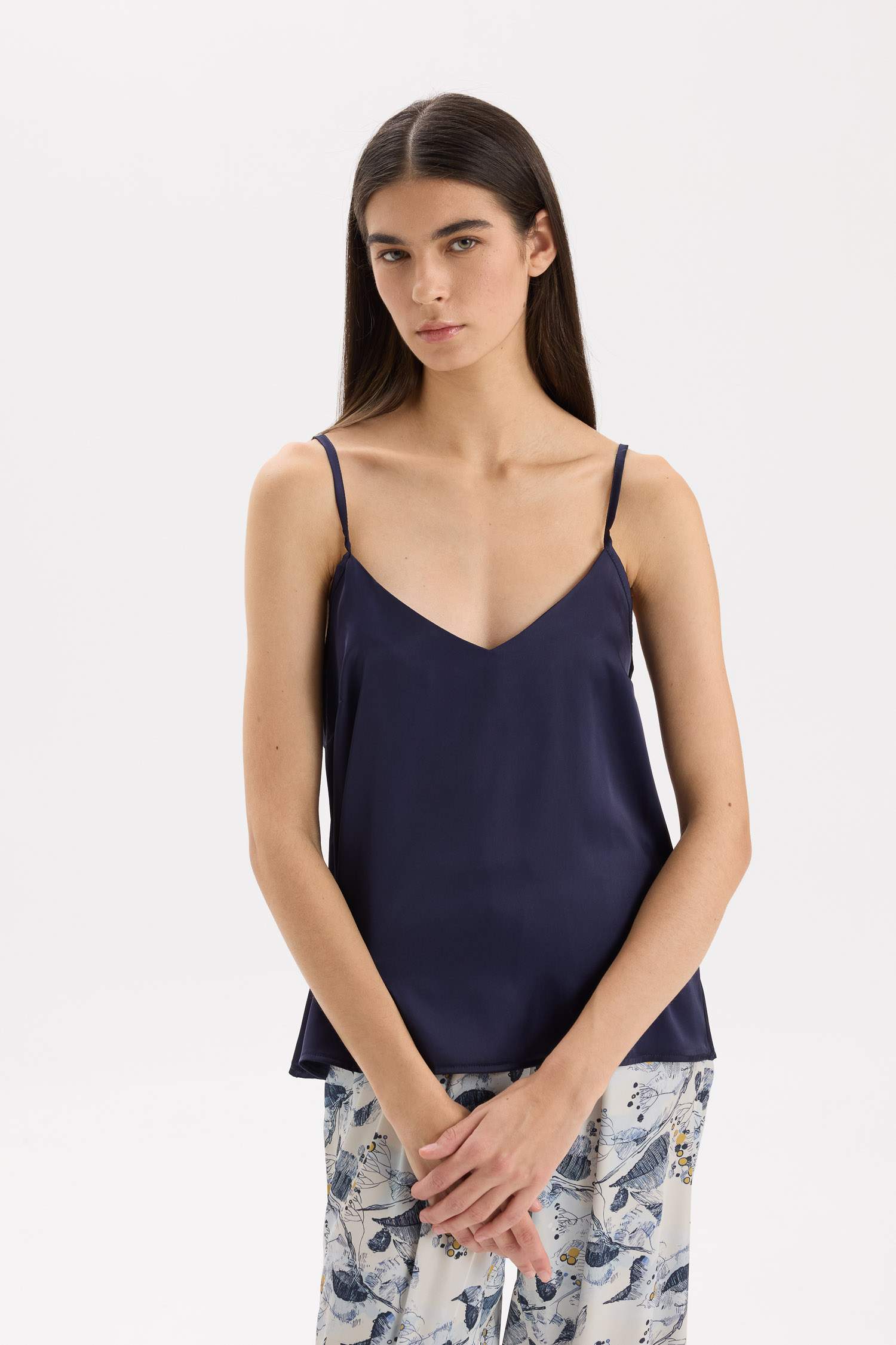 طقم بيجامة ستان من قطعتين من Fall in Love