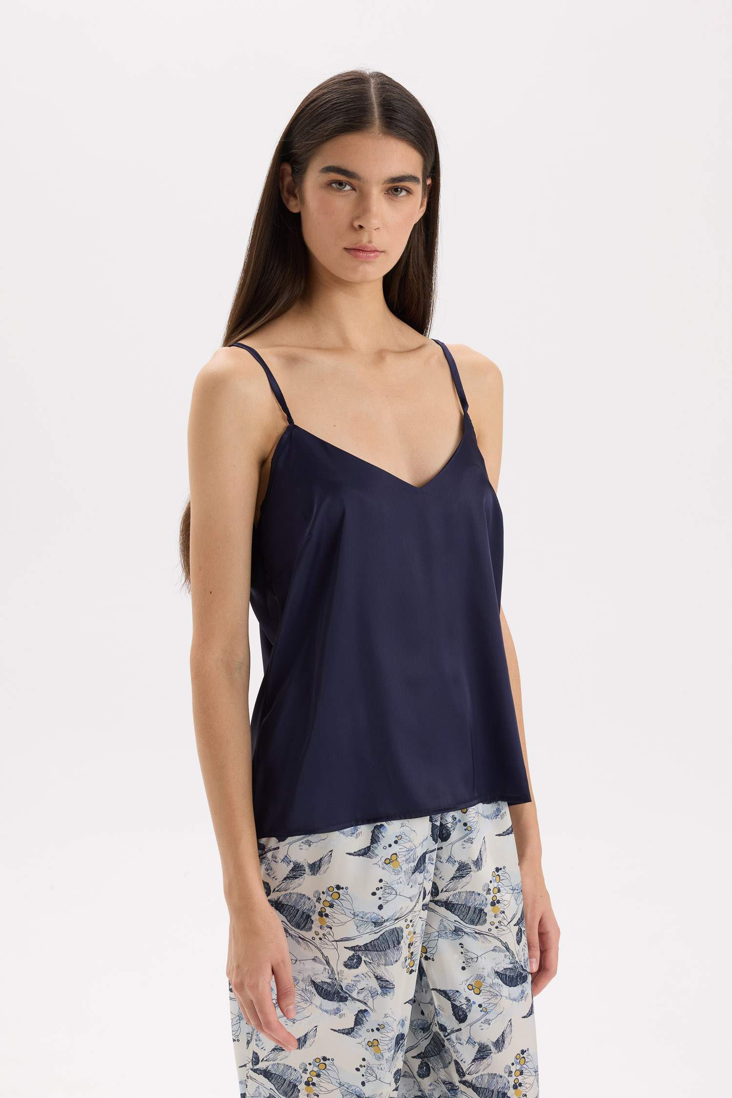 طقم بيجامة ستان من قطعتين من Fall in Love