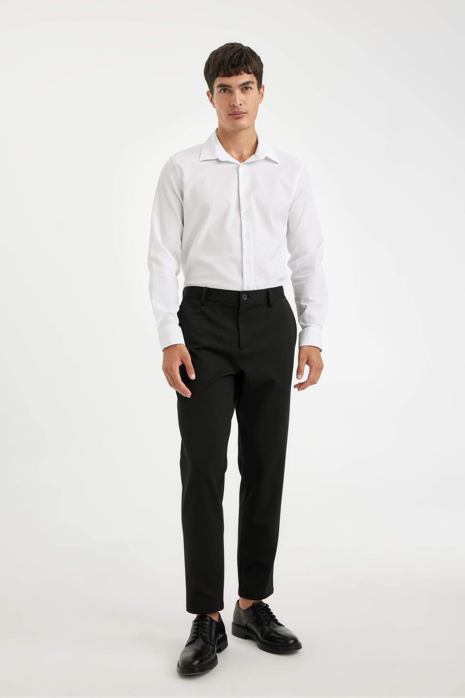 قميص بولو مودرن فيت بكم طويل