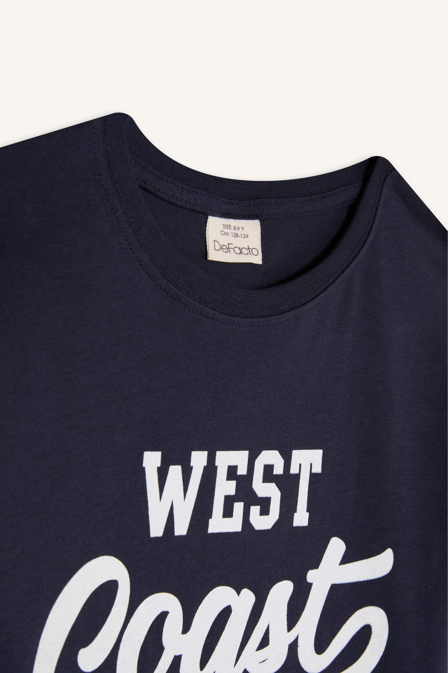 Ensemble Pyjama Haut à manches longues et col rond et Bas long pour Garçon