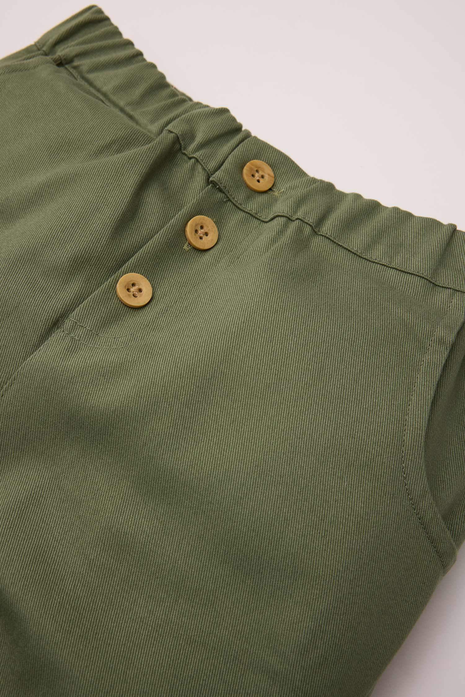 Pantalon en Gabardine à Coupe Régulière à effet délavé pour bébé Garçon