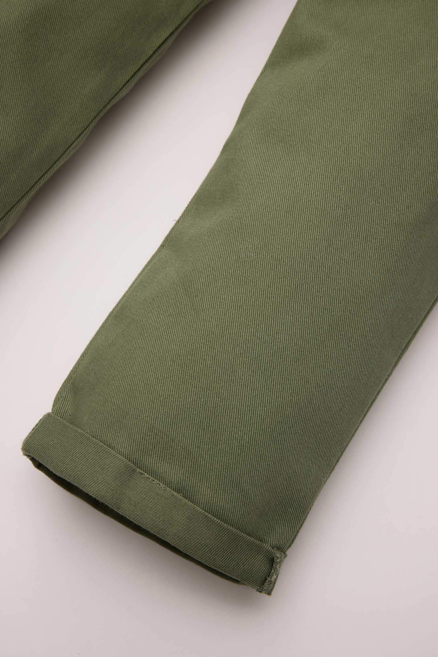 Pantalon en Gabardine à Coupe Régulière à effet délavé pour bébé Garçon