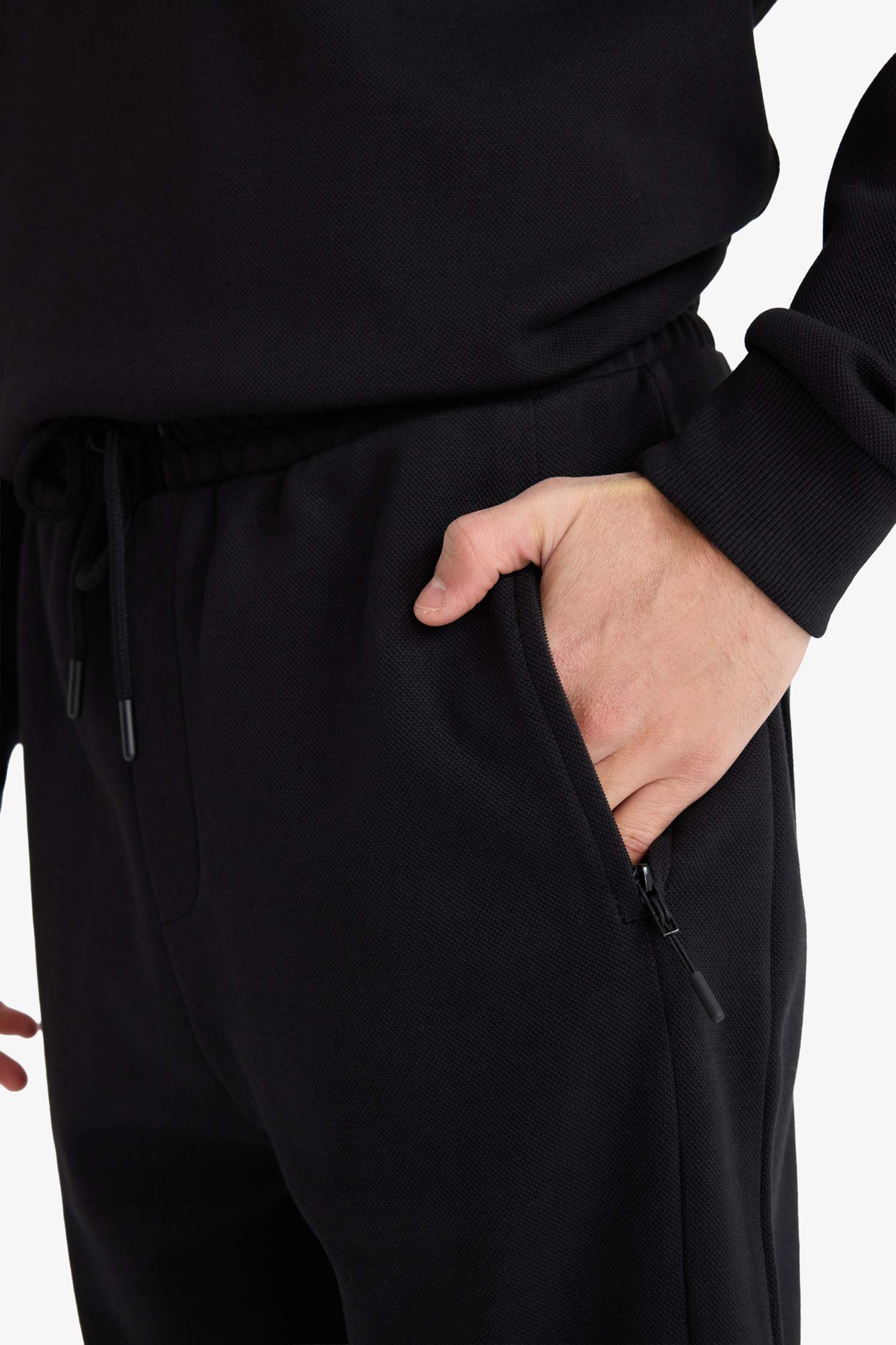 Slim Fit Pique Sweatpants