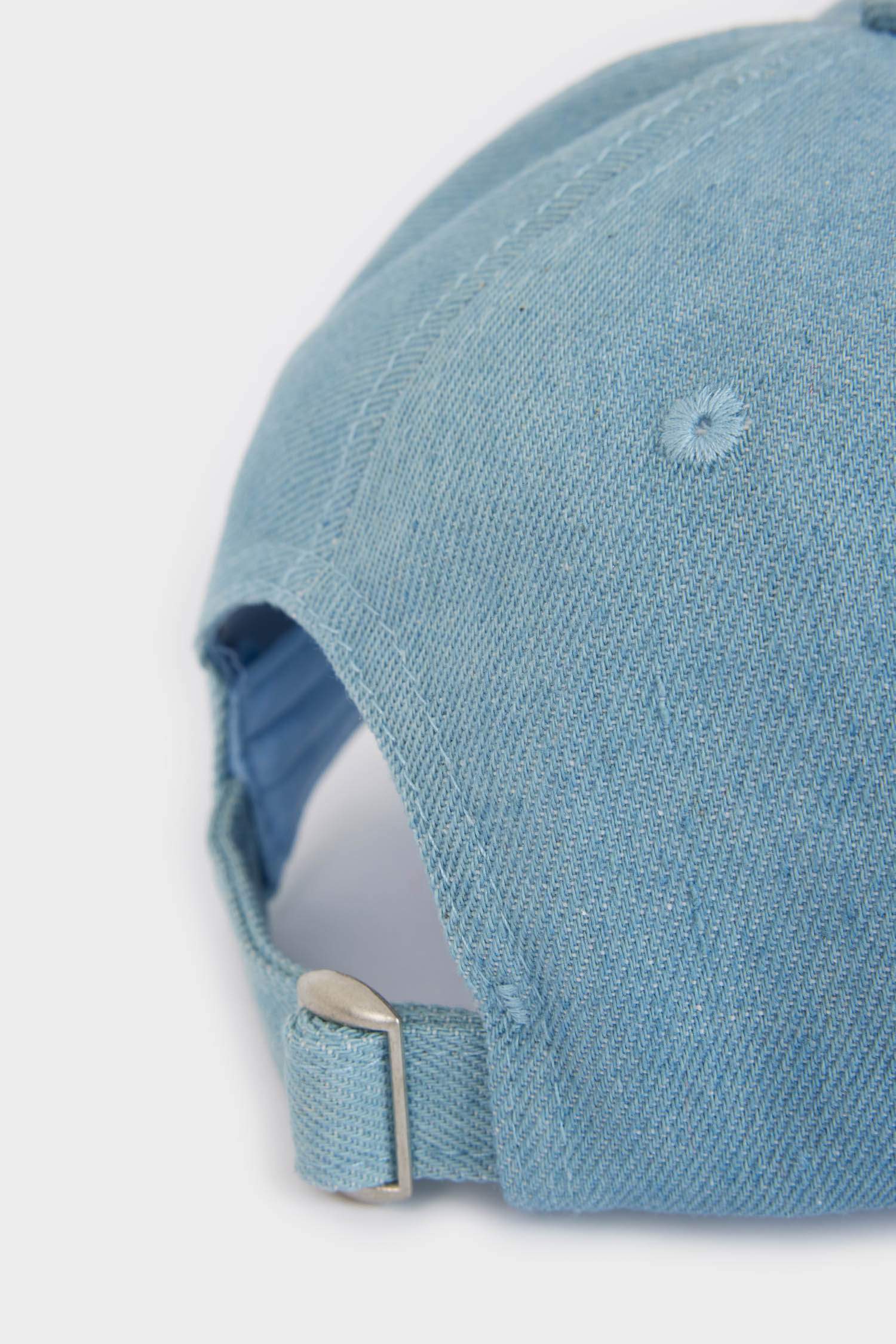 Erkek Çocuk Nakışlı Jean Cap Şapka