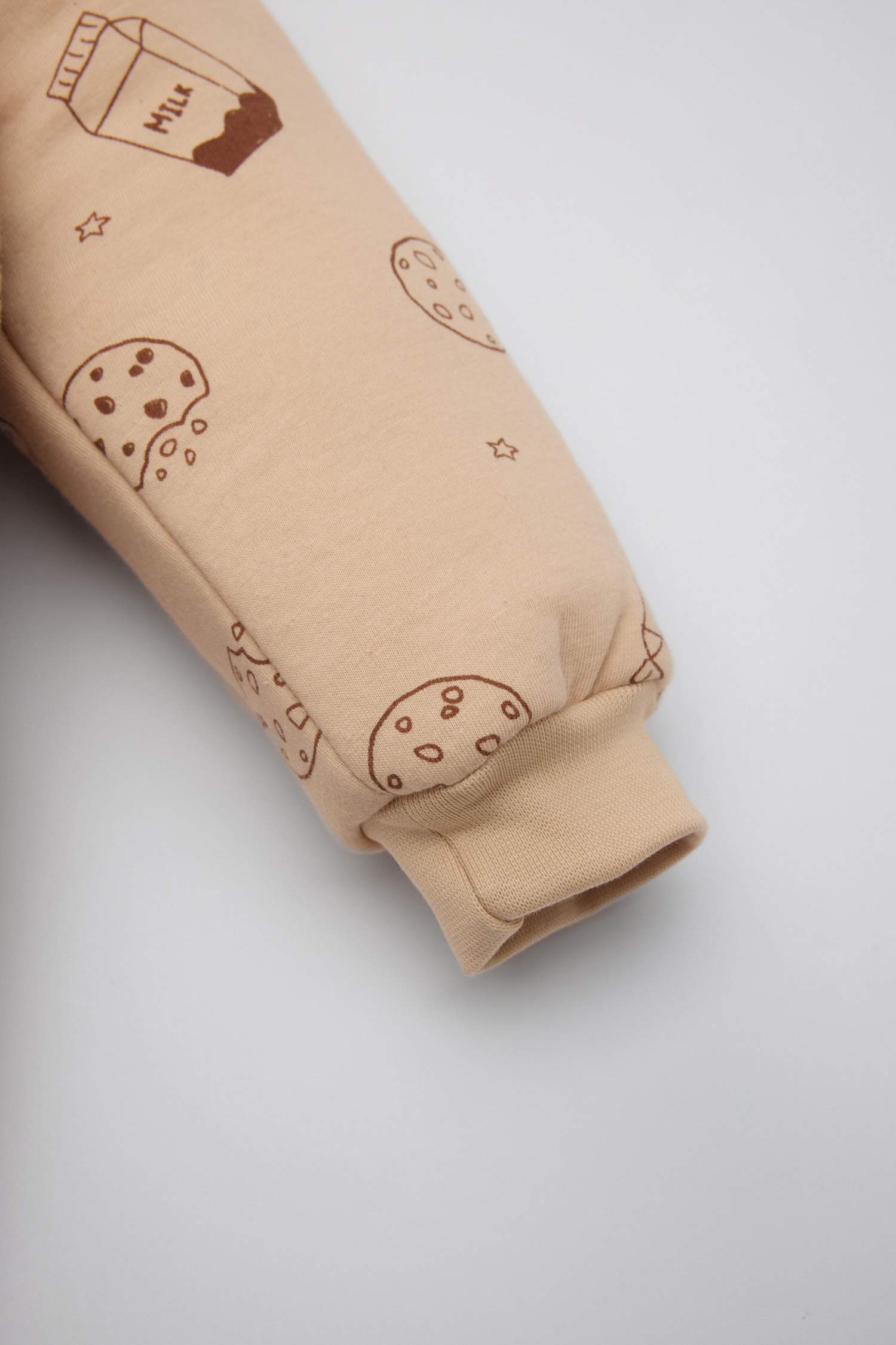 Baby Boy Newborn 2,5 Tog Zippered Patterned Cotton Sleeping Jumpsuit