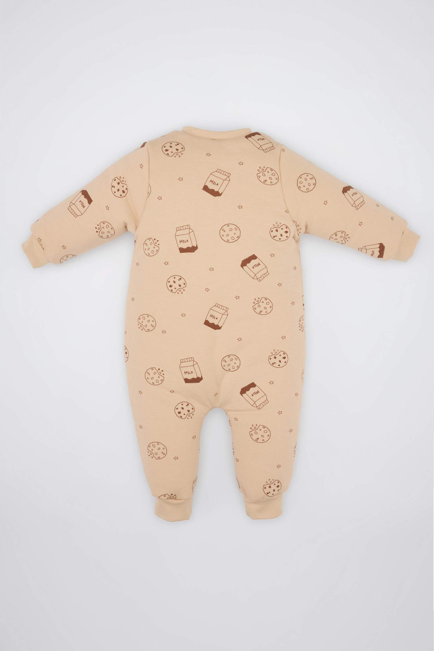 Baby Boy Newborn 2,5 Tog Zippered Patterned Cotton Sleeping Jumpsuit