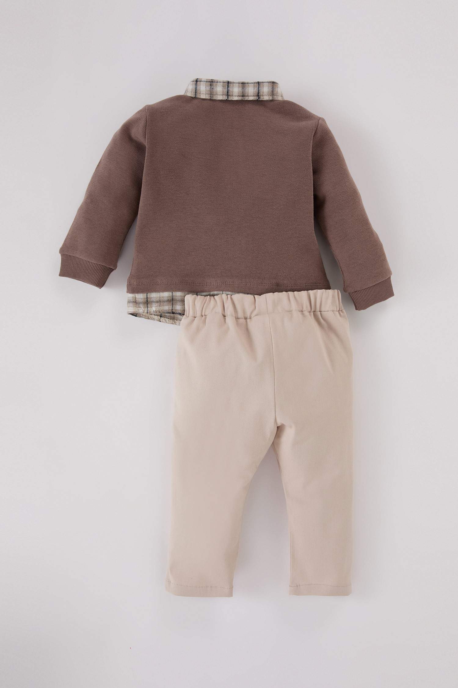 Baby Boy Buttoned Top Bottom 2 Piece Set