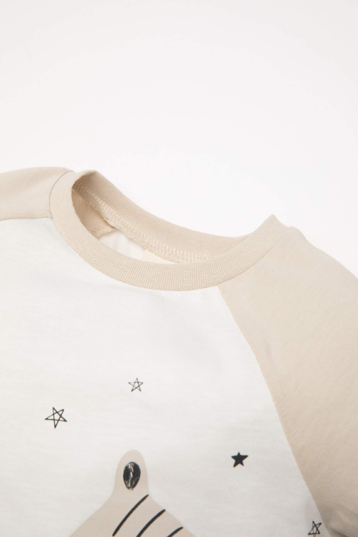 Baby Boy Zebra Printed Combed Cotton 2 Piece Pajama Set