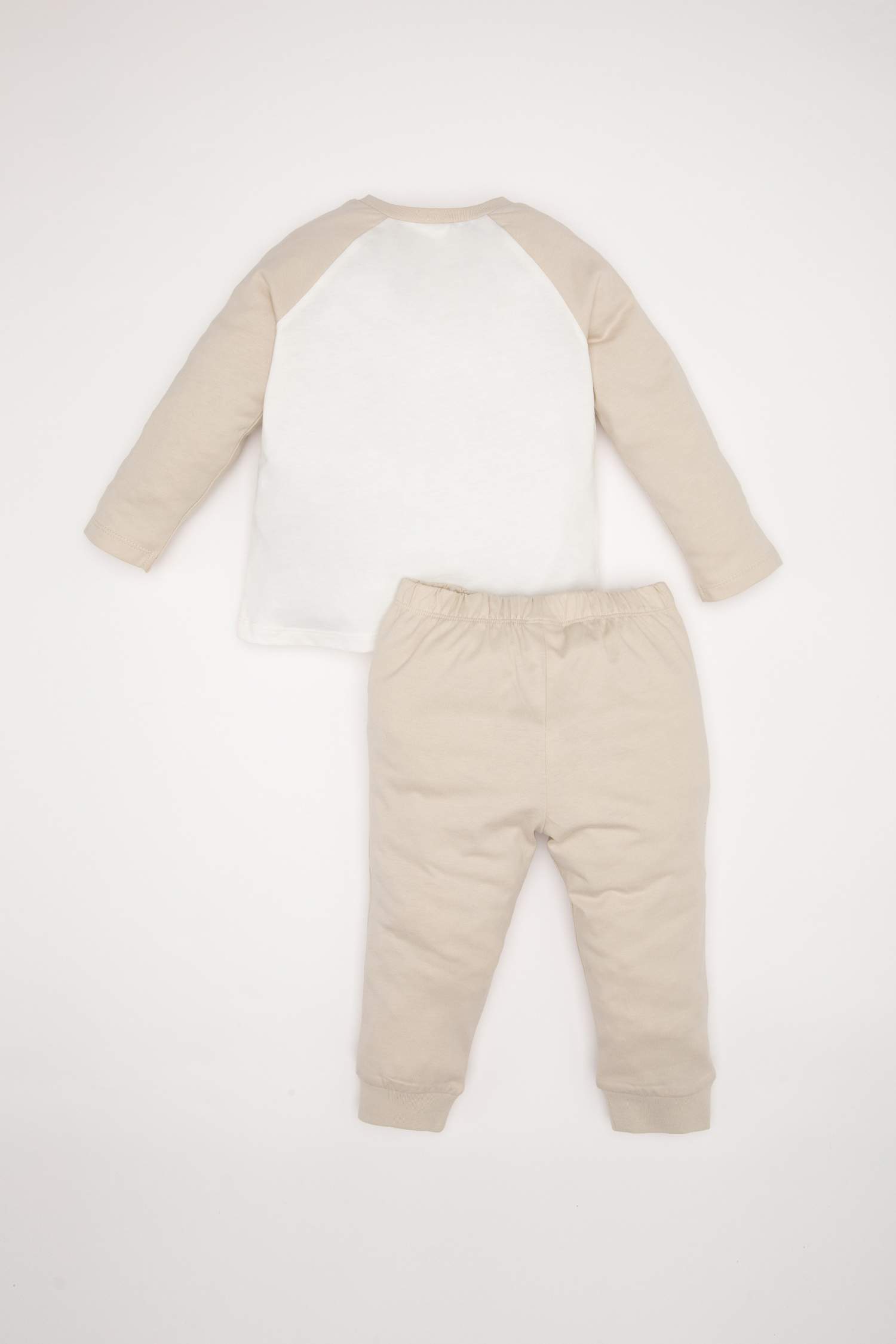 Baby Boy Zebra Printed Combed Cotton 2 Piece Pajama Set