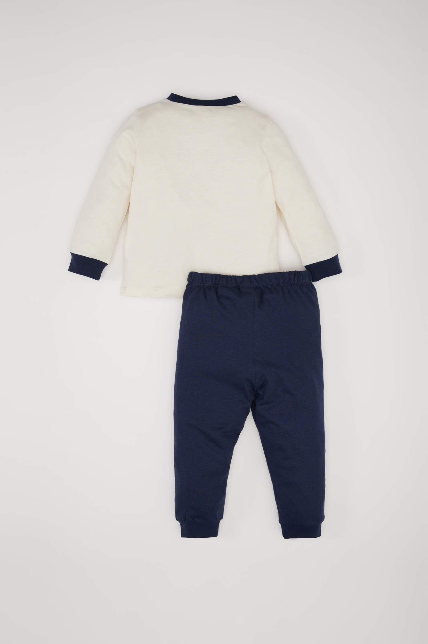 Erkek Bebek Looney Tunes Pijama Takımı Penye Uzun Kollu Üst Beli Lastikli Uzun Alt