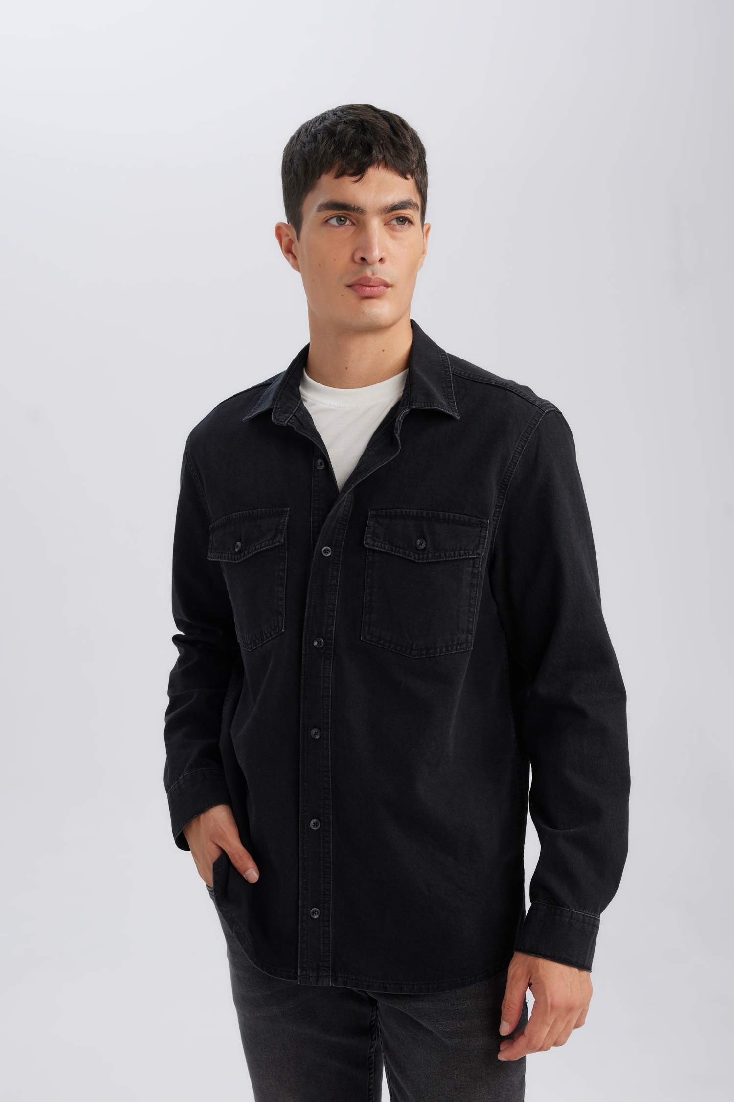 Chemise À Manches Longues à Coupe régulière