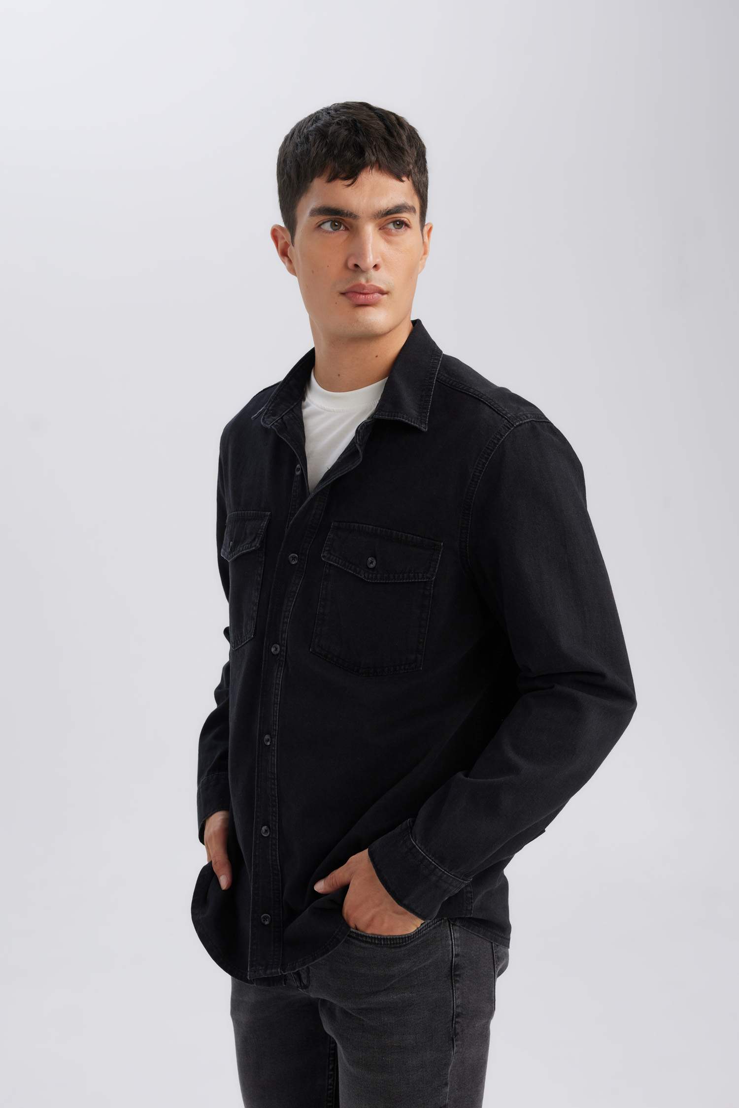 Chemise À Manches Longues à Coupe régulière