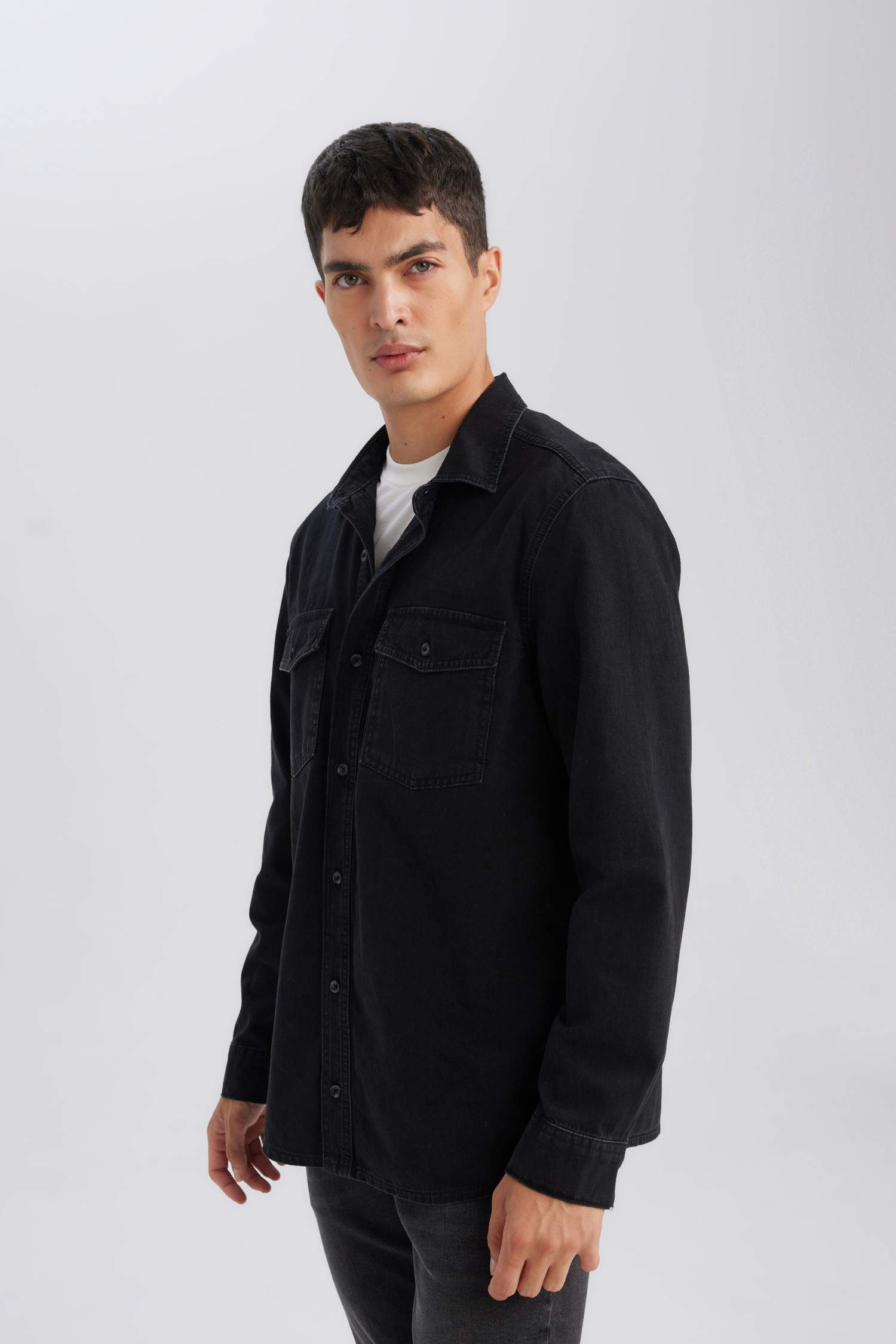 Chemise À Manches Longues à Coupe régulière