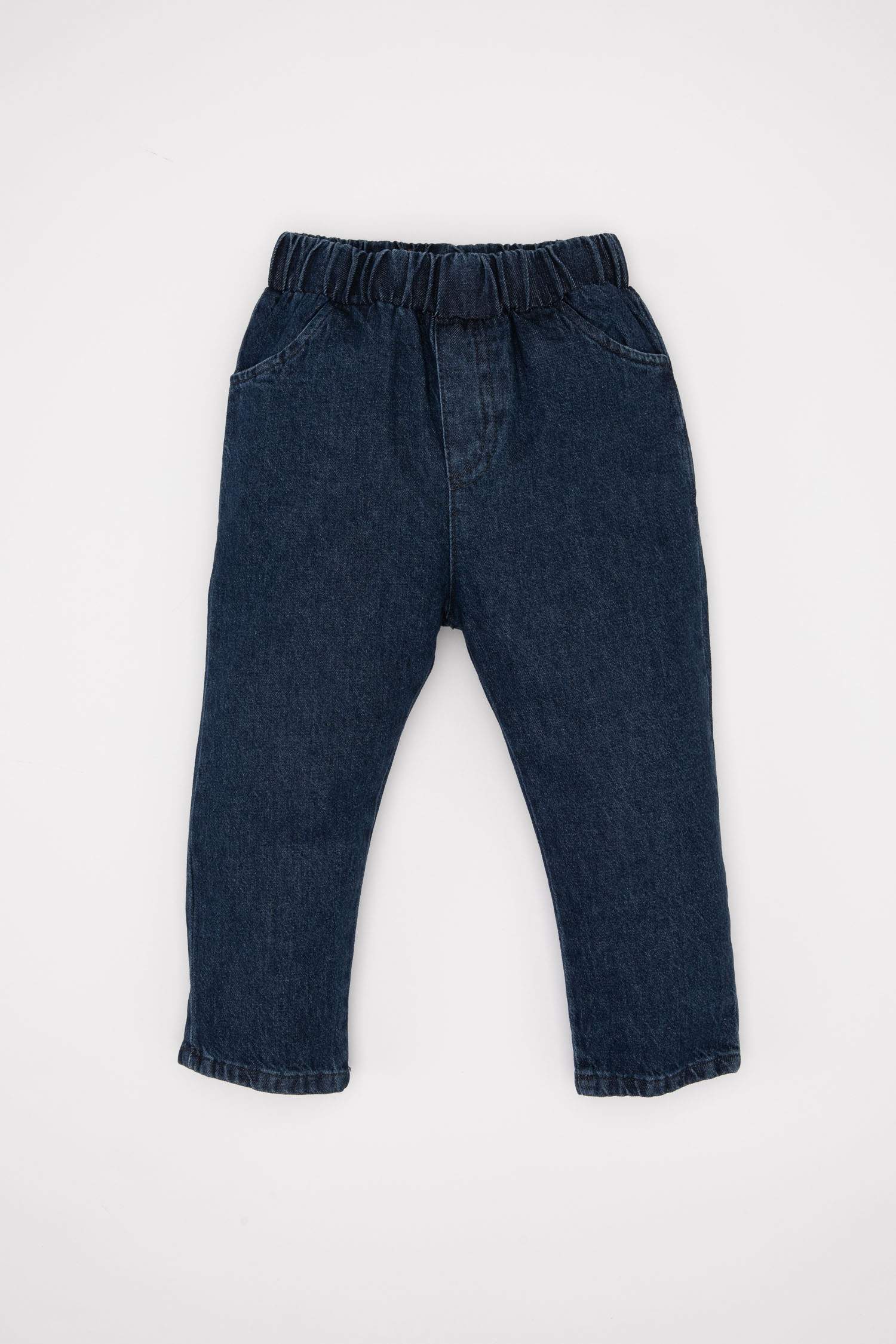 Erkek Bebek 2'li Takım Ayı Baskılı Kapüşonlu Sweatshirt Üst Jean Pantolon Alt