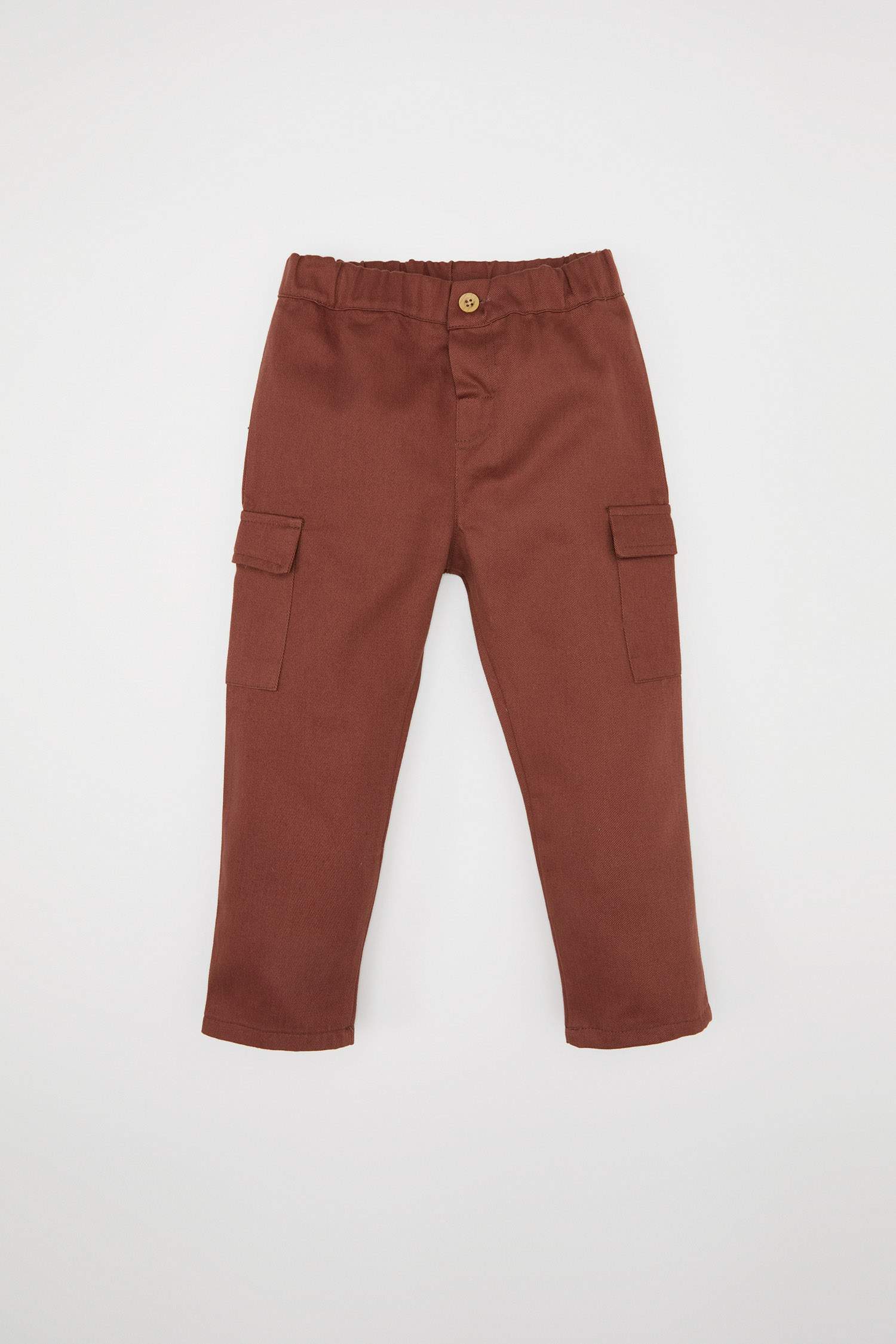 Erkek Bebek 2'li Takım Kareli Uzun Kollu Gömlek Kargo Cepli Alt