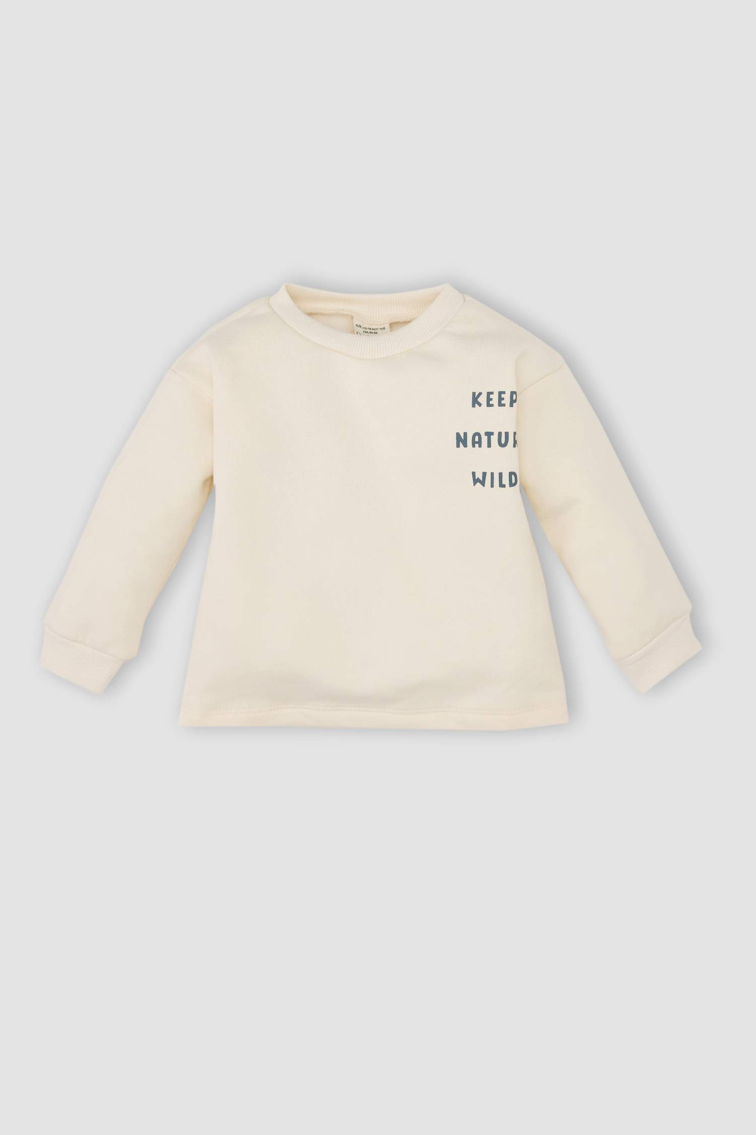 Baby Boy Crew Neck Printed T-shirt Jumpsuit 2 Piece