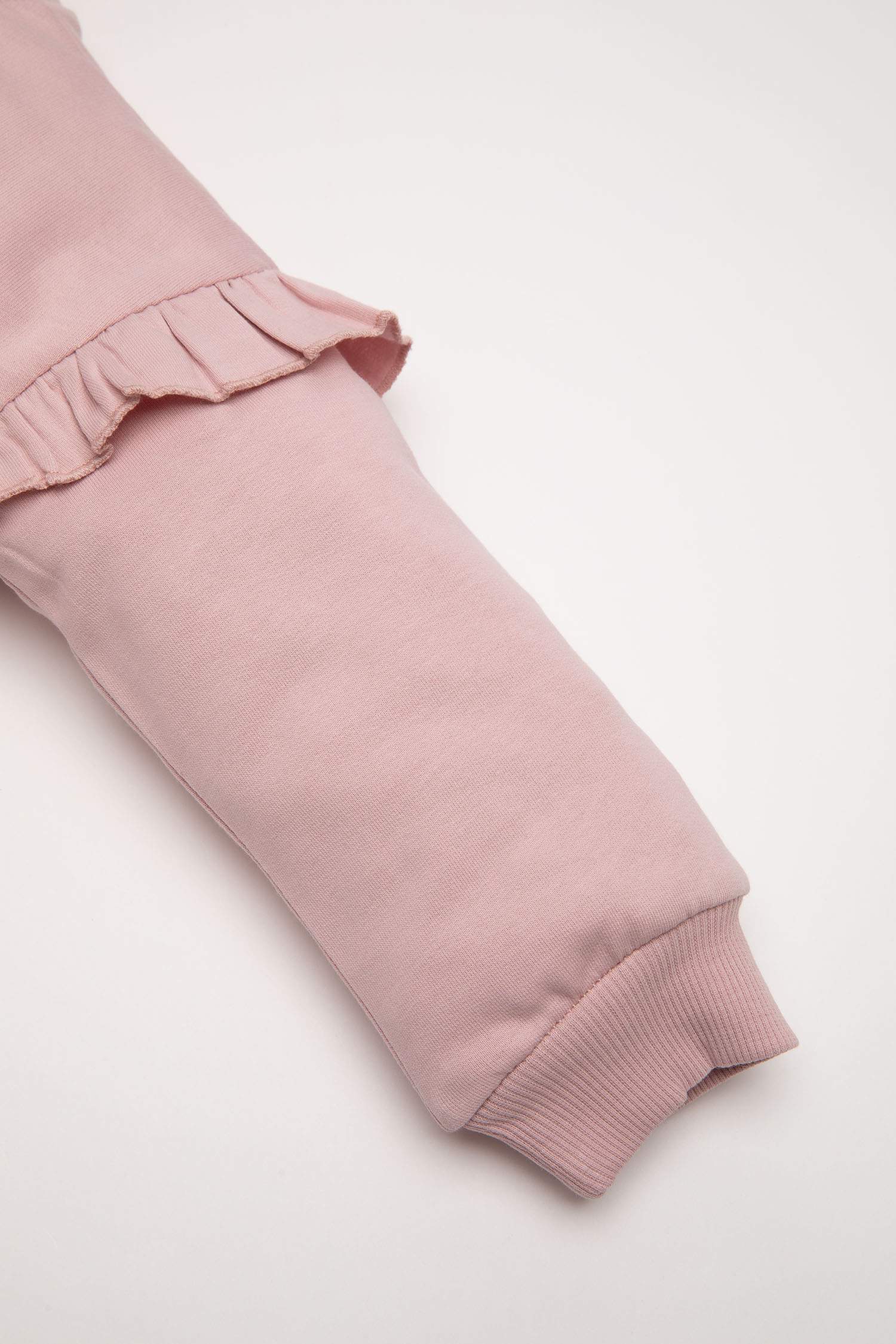 Kız Bebek 2'li Takım Çiçekli Sweatshirt Tayt