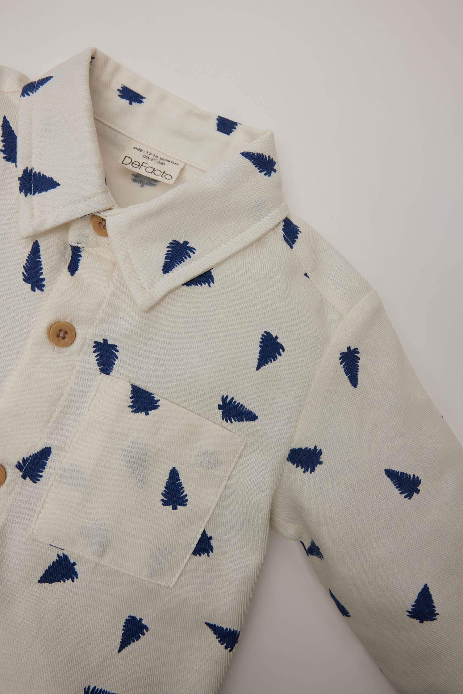 طقم بيبي اولادي قميص وبنطلون قصة عادية - قطعتين