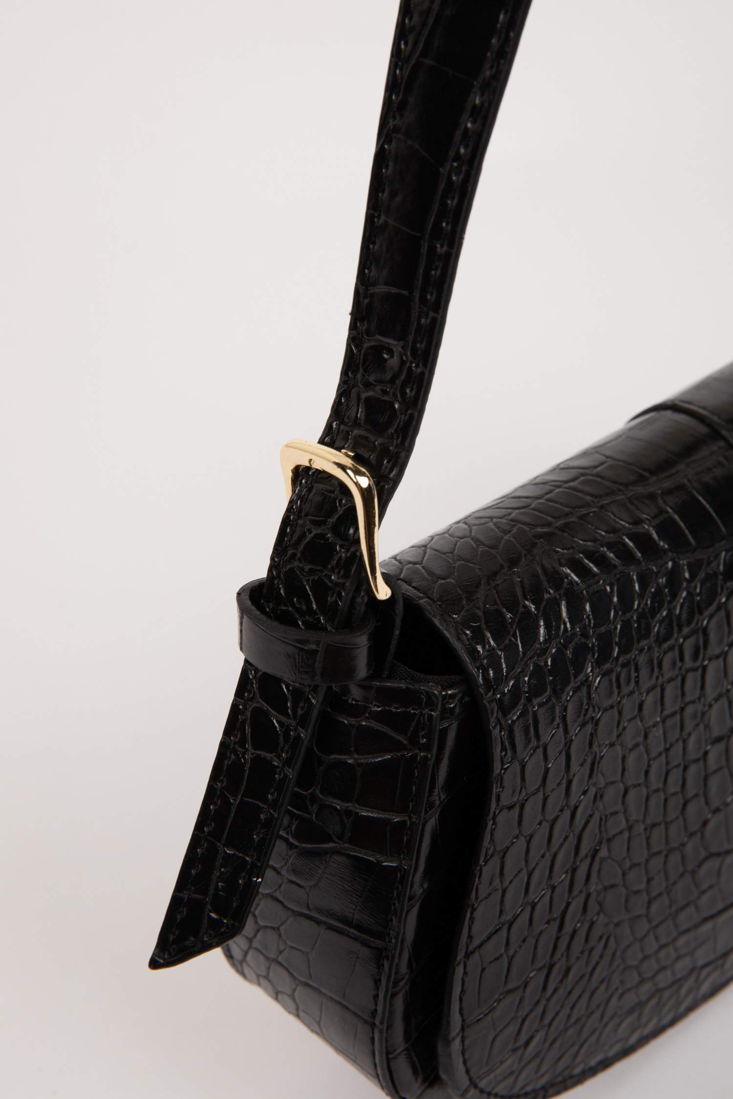 Faux Leather Crossbody Bag