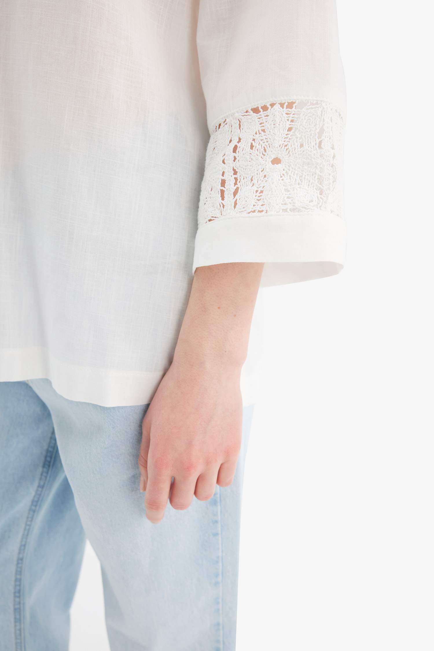 Relax Fit Crew Neck Long Sleeve Shirt