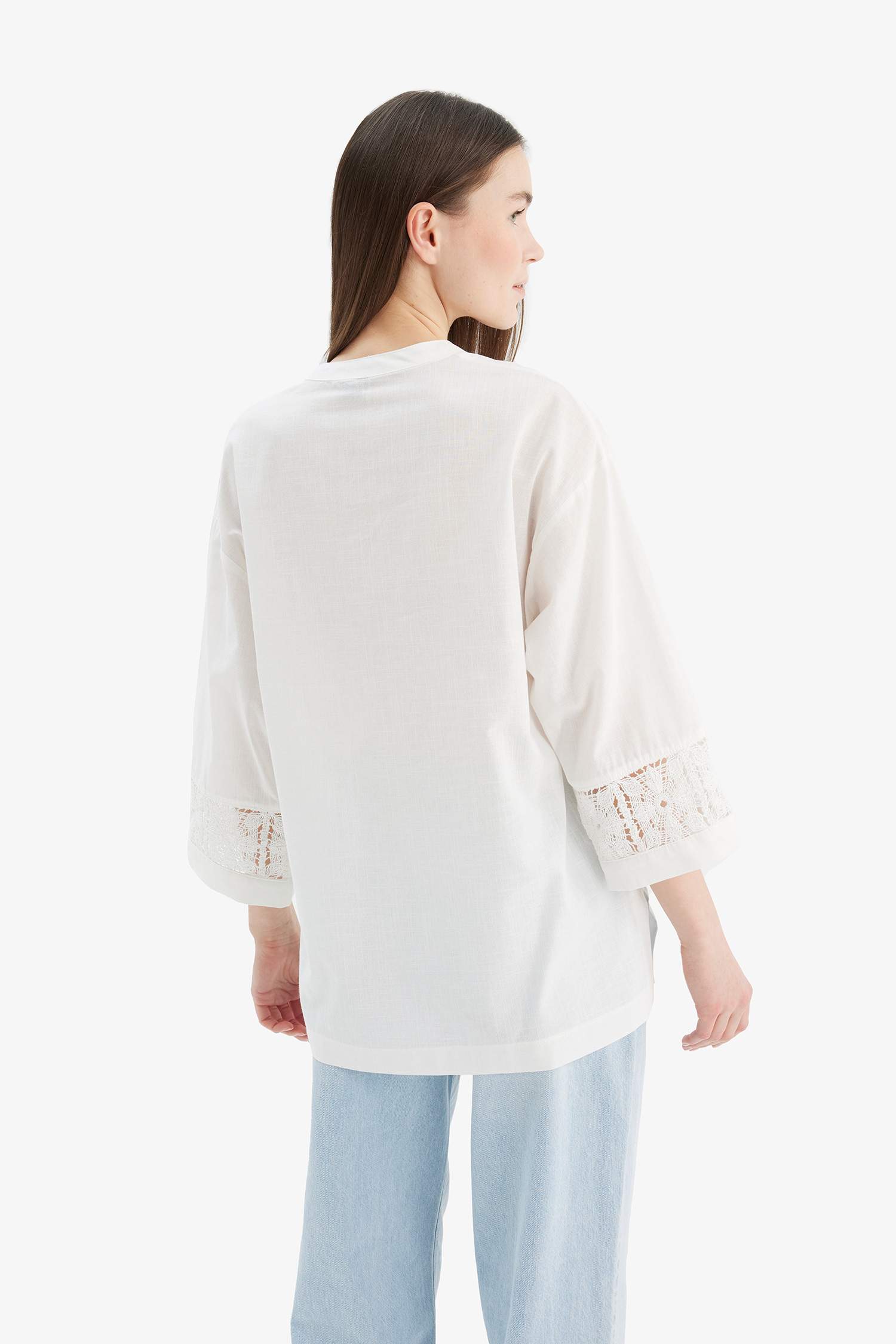 Relax Fit Crew Neck Long Sleeve Shirt